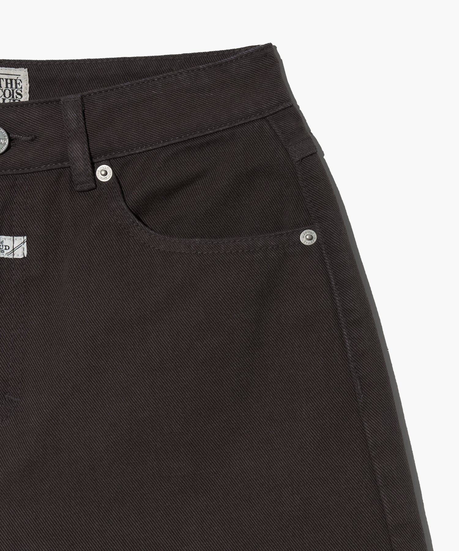 W COLORED DENIM SHORTS
