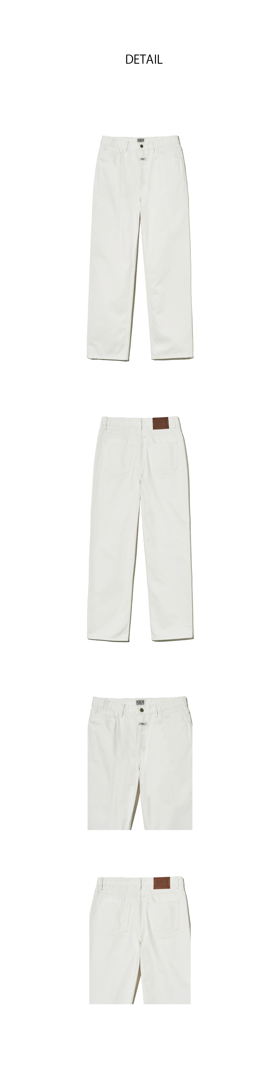 M SLIM STRAIGHT DENIM PANTS