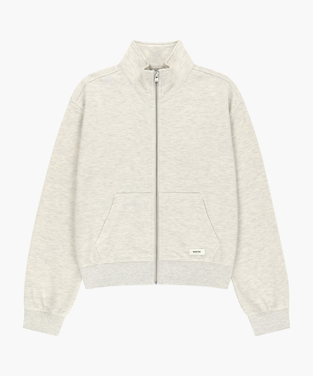 W BASIC HIGH NECK ZIPUP
