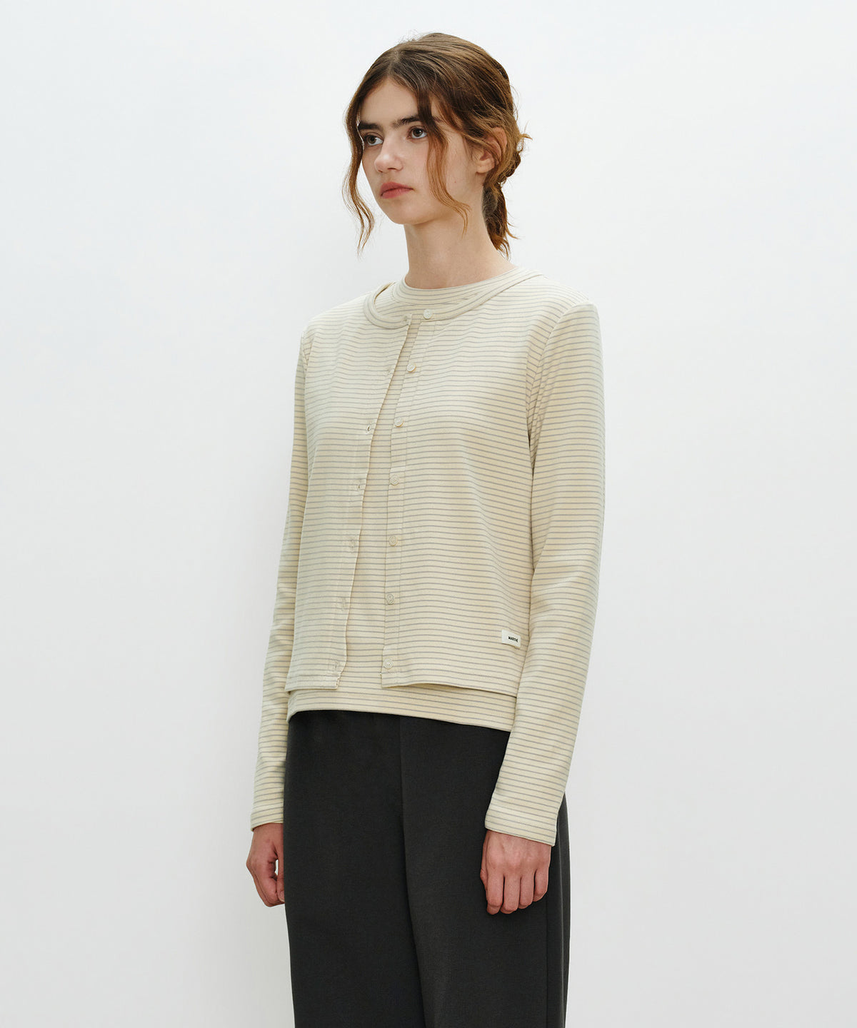 W BASIC COTTON CARDIGAN