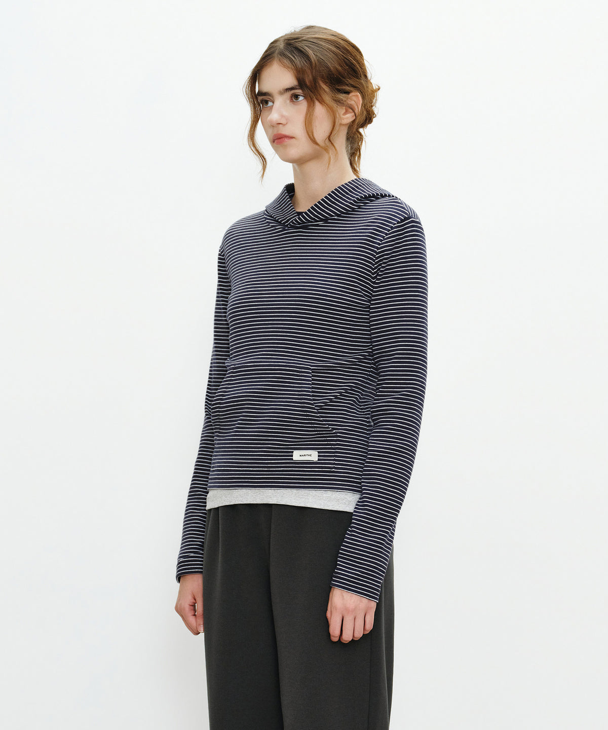 W BASIC HOODIE LONG SLEEVE