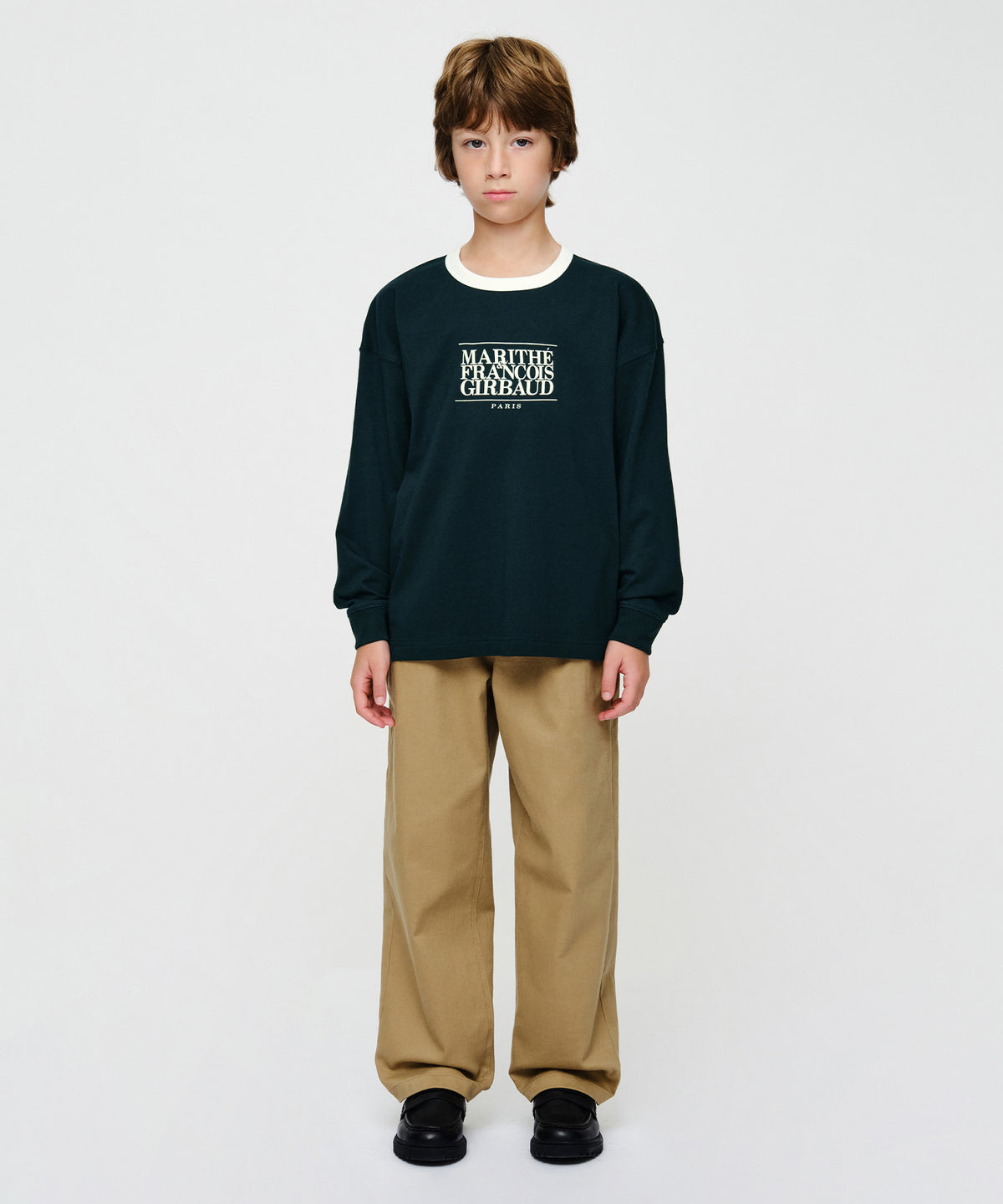 KIDS CLASSIC LOGO LONG SLEEVE RINGER TEE