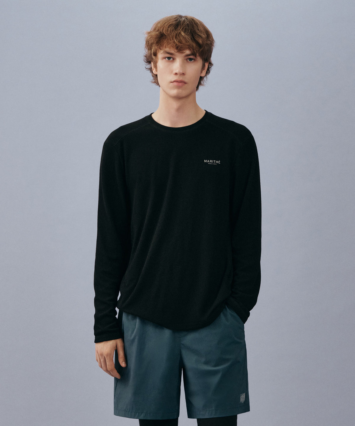MARITHE SPORT M STRETCH CREWNECK LONG SLEEVE