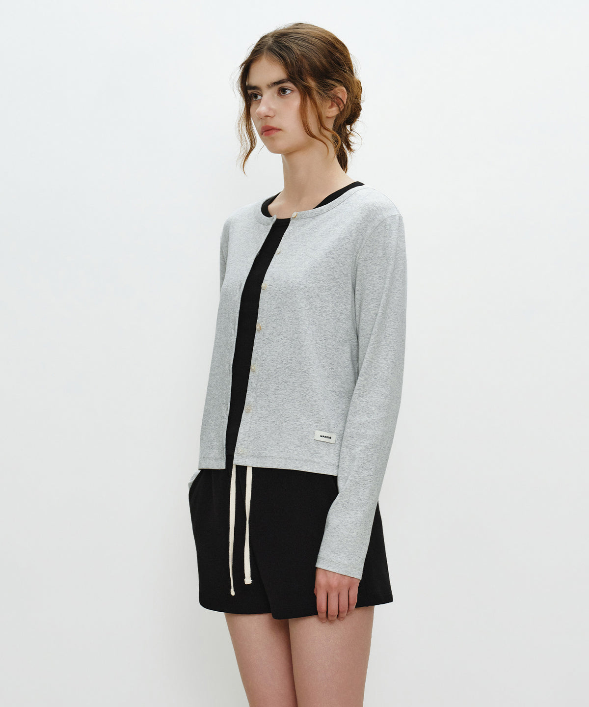 W BASIC COTTON CARDIGAN