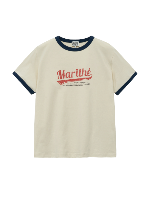M VINTAGE BASEBALL RINGER TEE M VINTAGE BASEBALL RINGER TEE