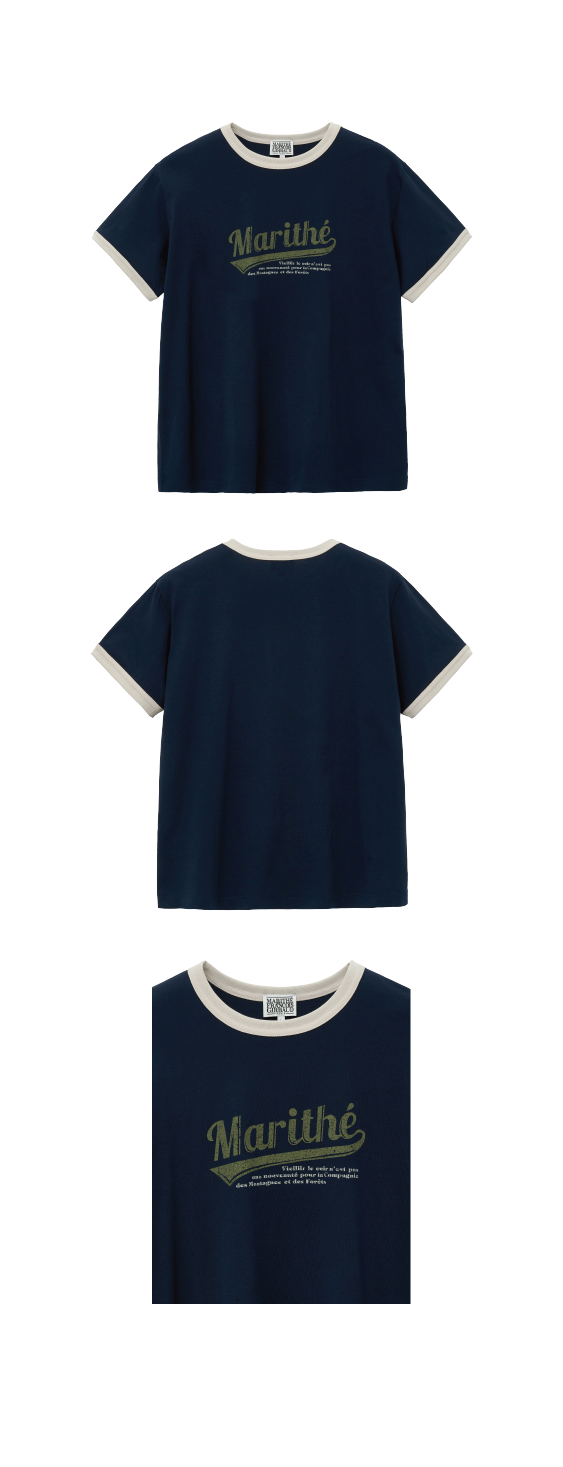 M VINTAGE BASEBALL RINGER TEE(発送予定:2025年5月上旬〜)
