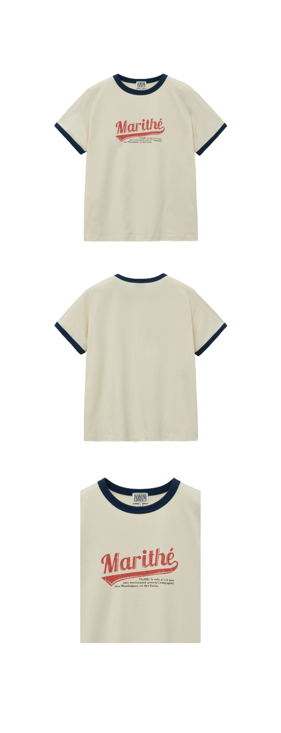 M VINTAGE BASEBALL RINGER TEE(発送予定:2025年5月上旬〜)