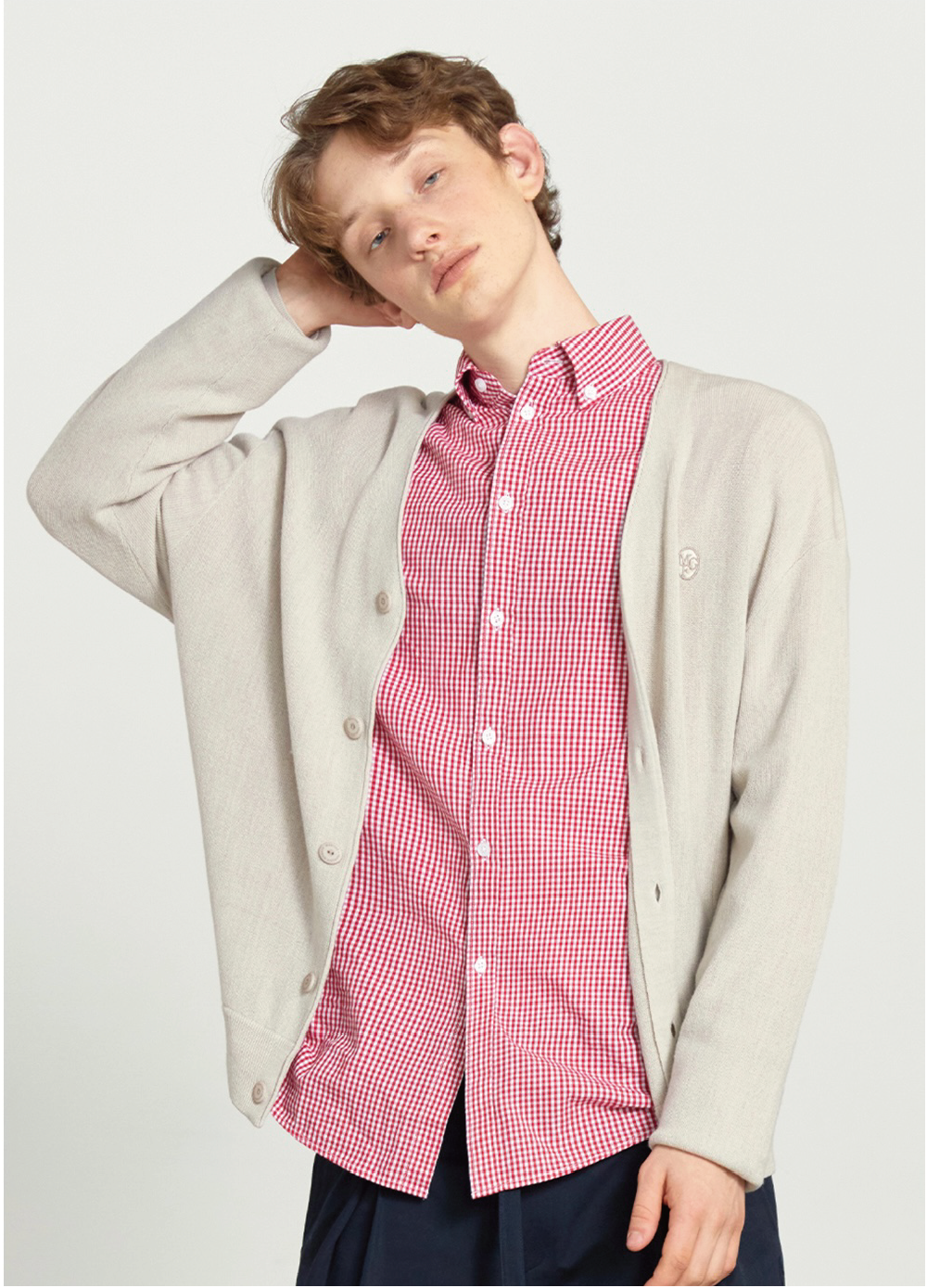 V NECK MERINO WOOL CARDIGAN