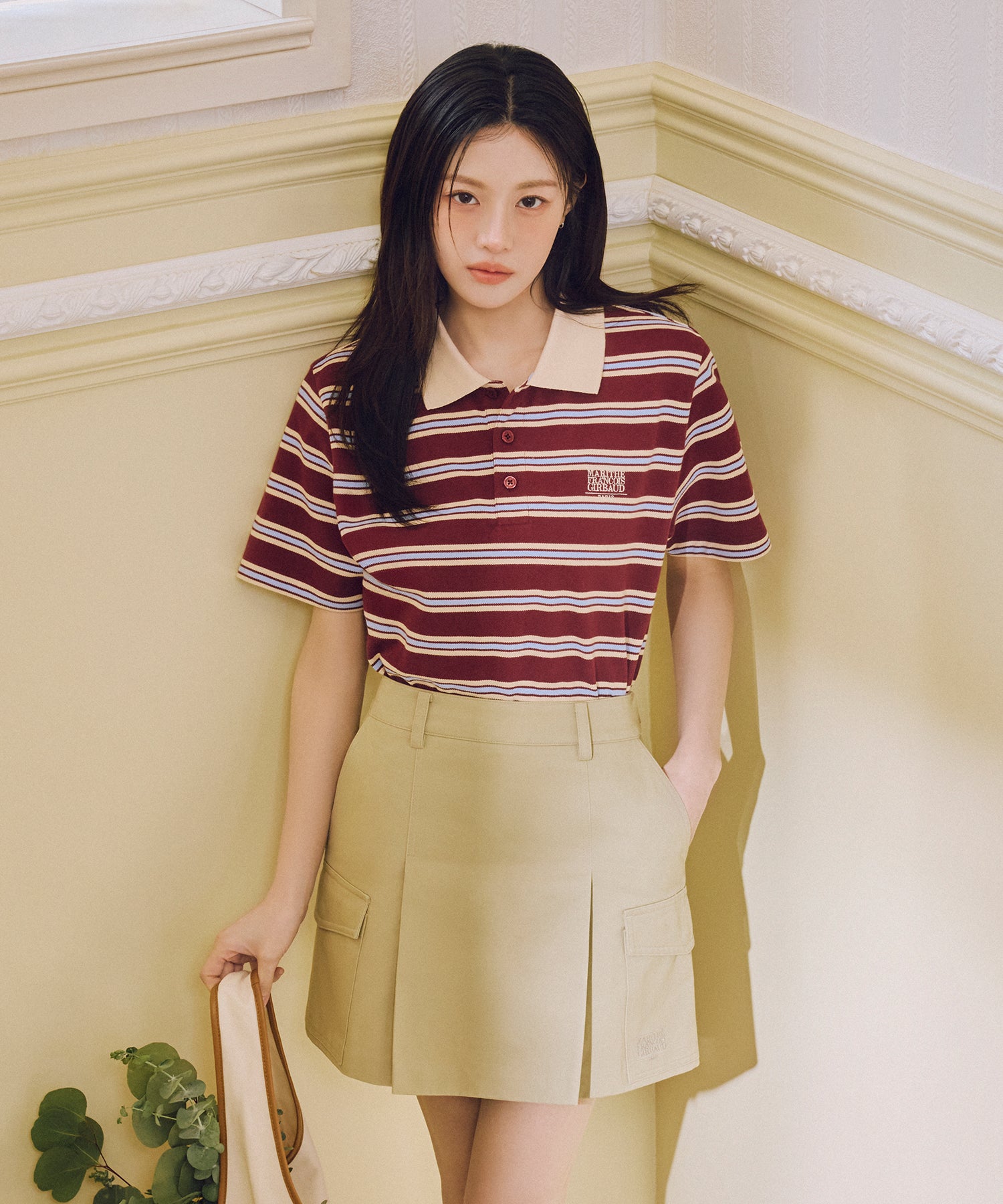 SMALL CLASSIC LOGO PK COLLAR TEE