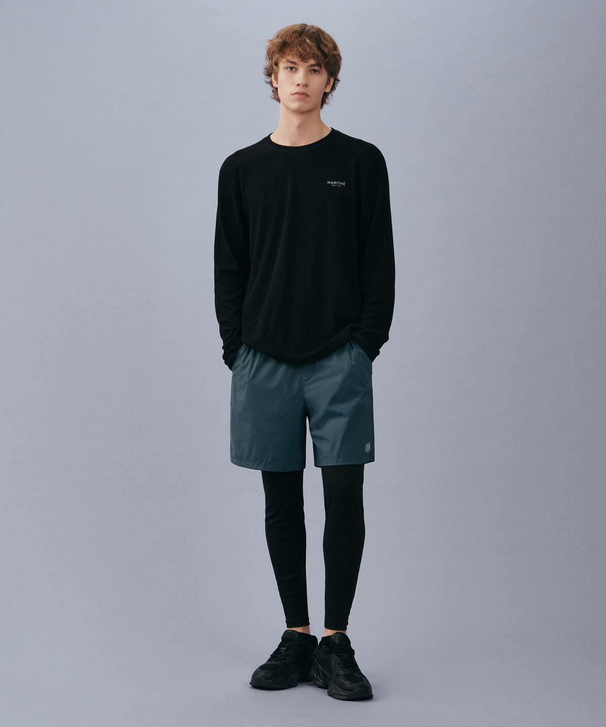 MARITHE SPORT M STRETCH CREWNECK LONG SLEEVE