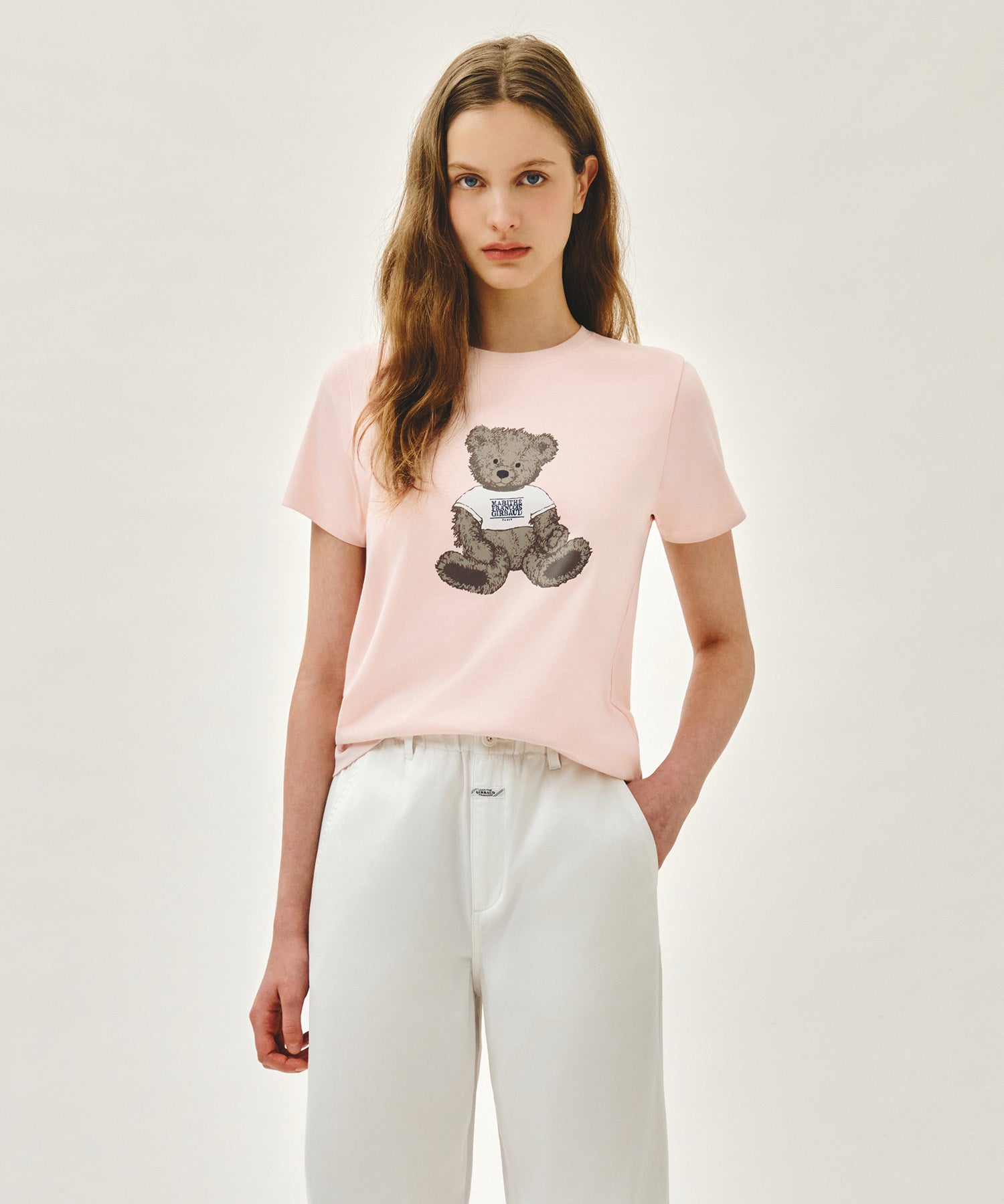 W DOODLE BEAR TEE