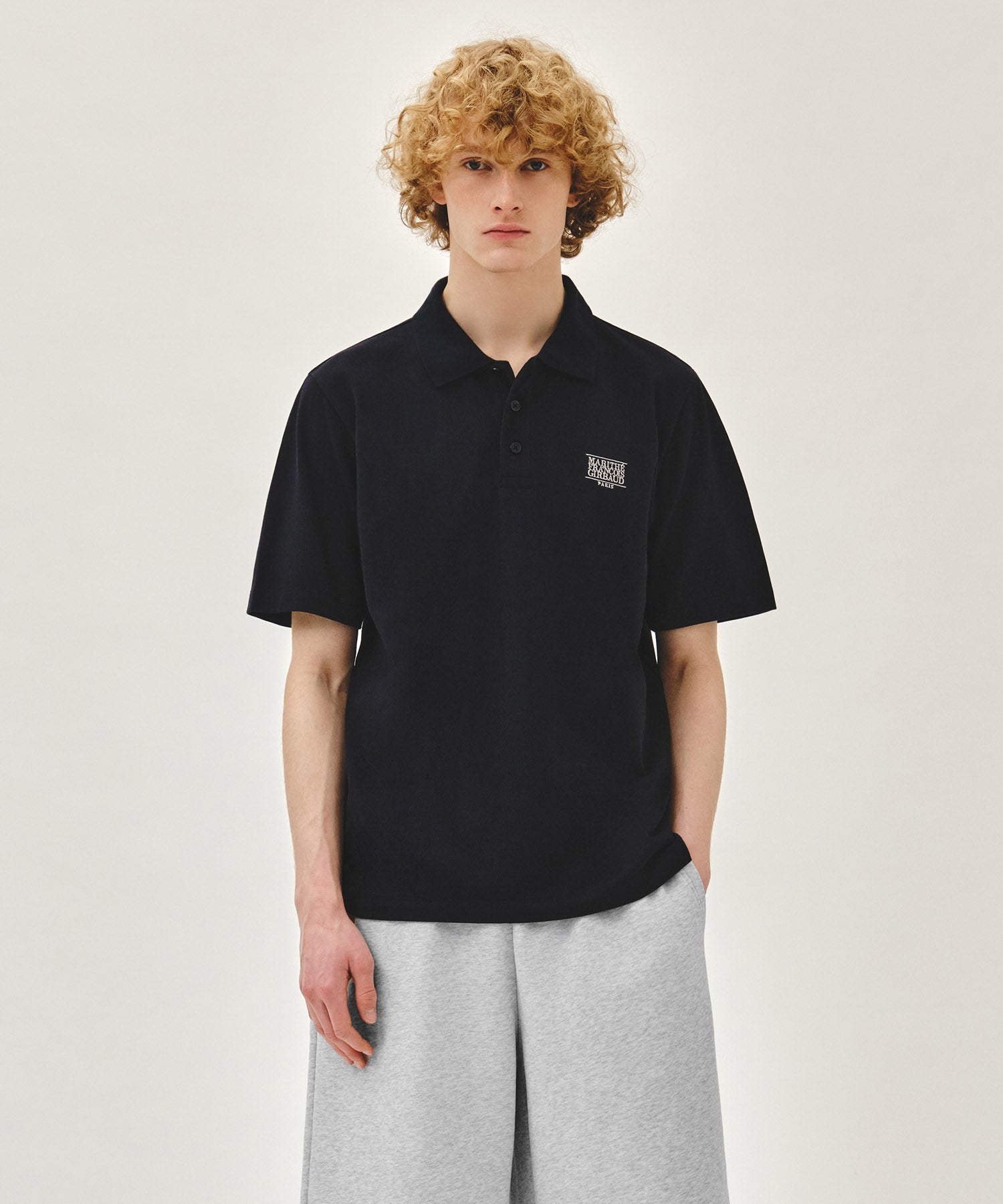SMALL CLASSIC LOGO PK COLLAR TEE