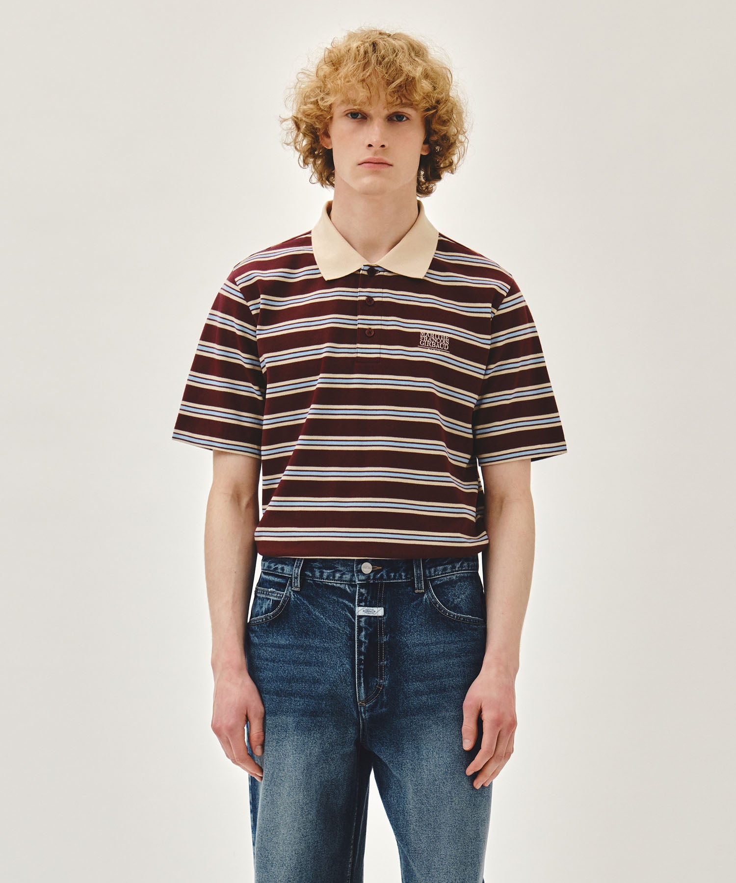 SMALL CLASSIC LOGO PK COLLAR TEE