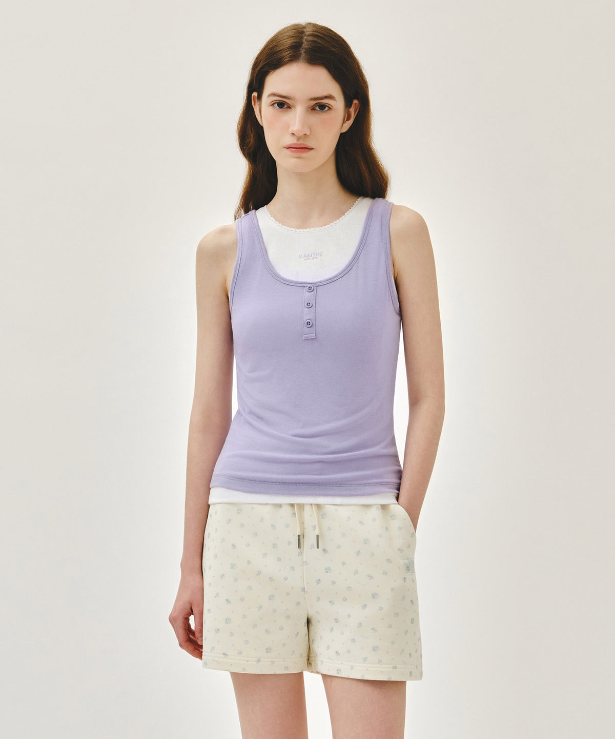 W LAYERED SLEEVELESS