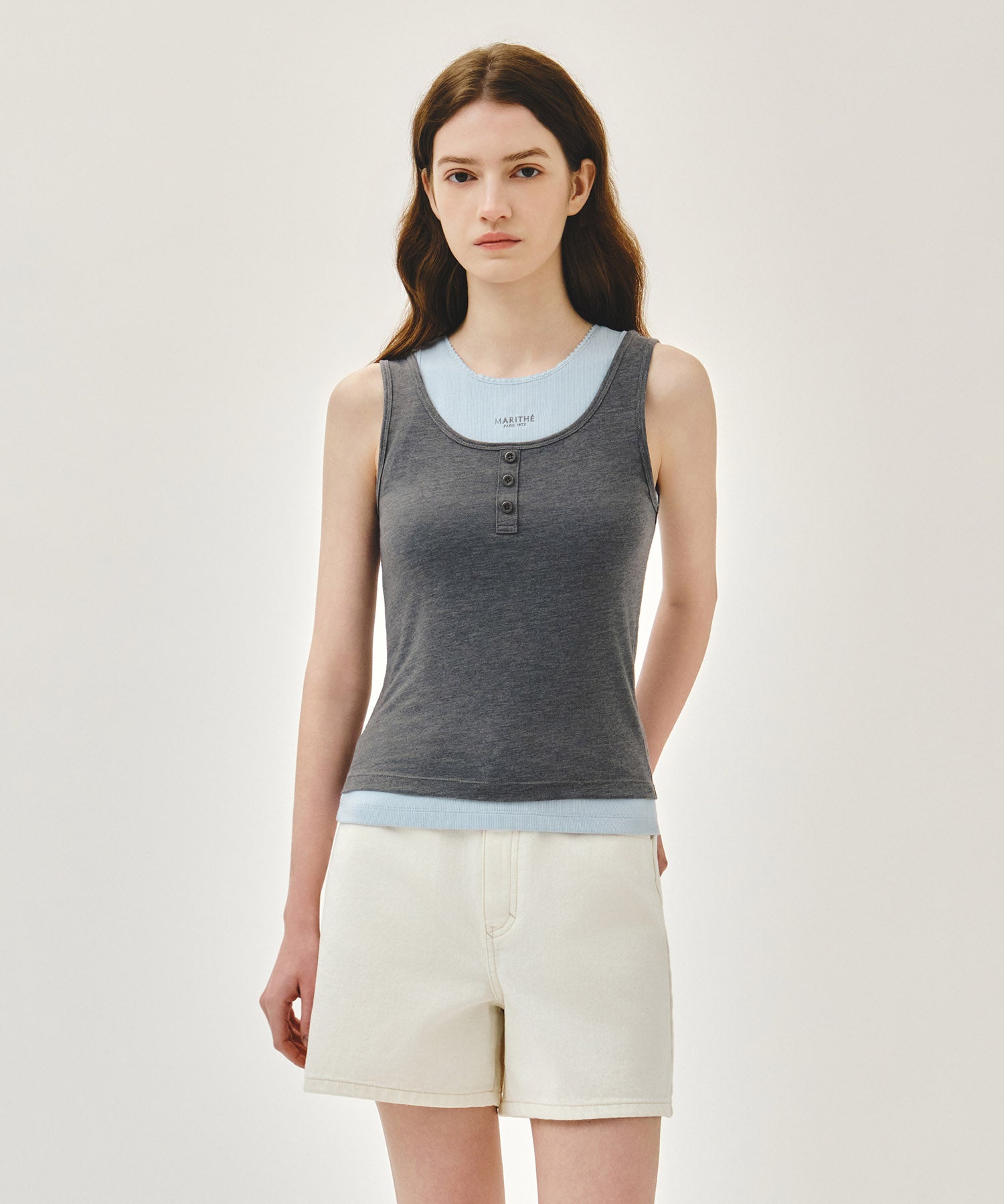 W LAYERED SLEEVELESS