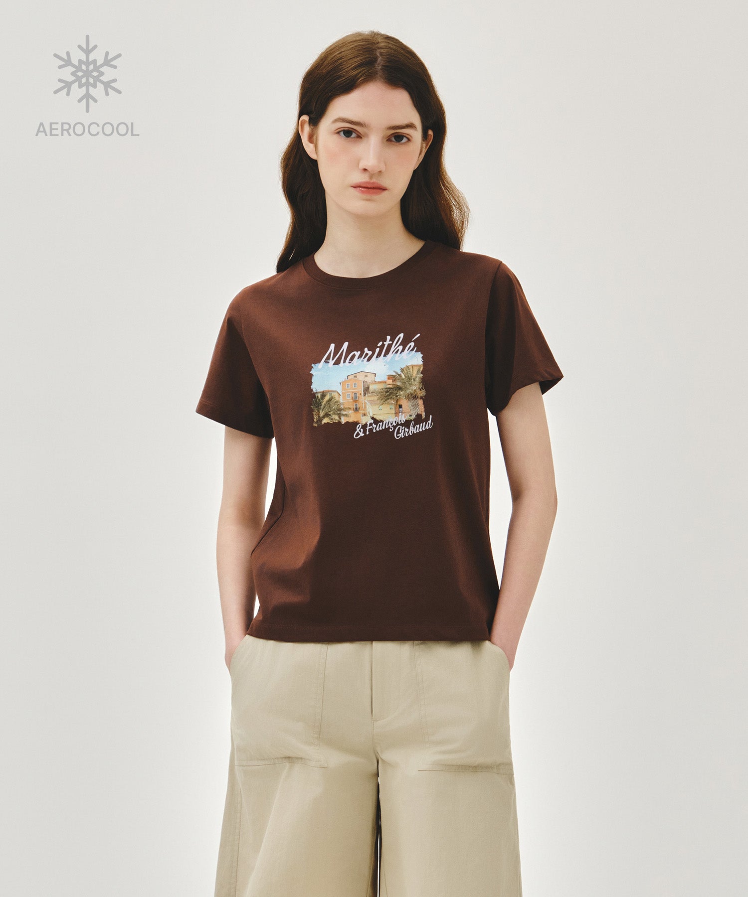 W AEROCOOL RESORT GRAPHIC TEE