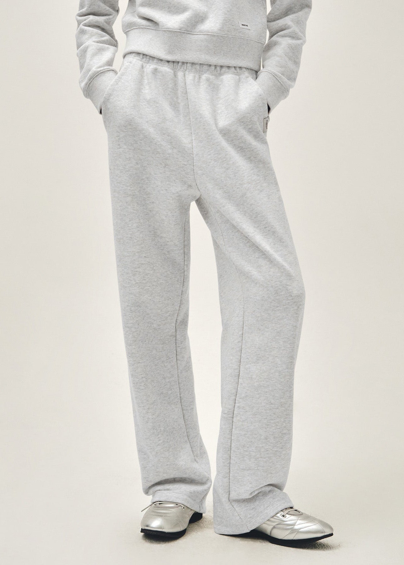 W BASIC FOLD-OVER SWEAT PANTS