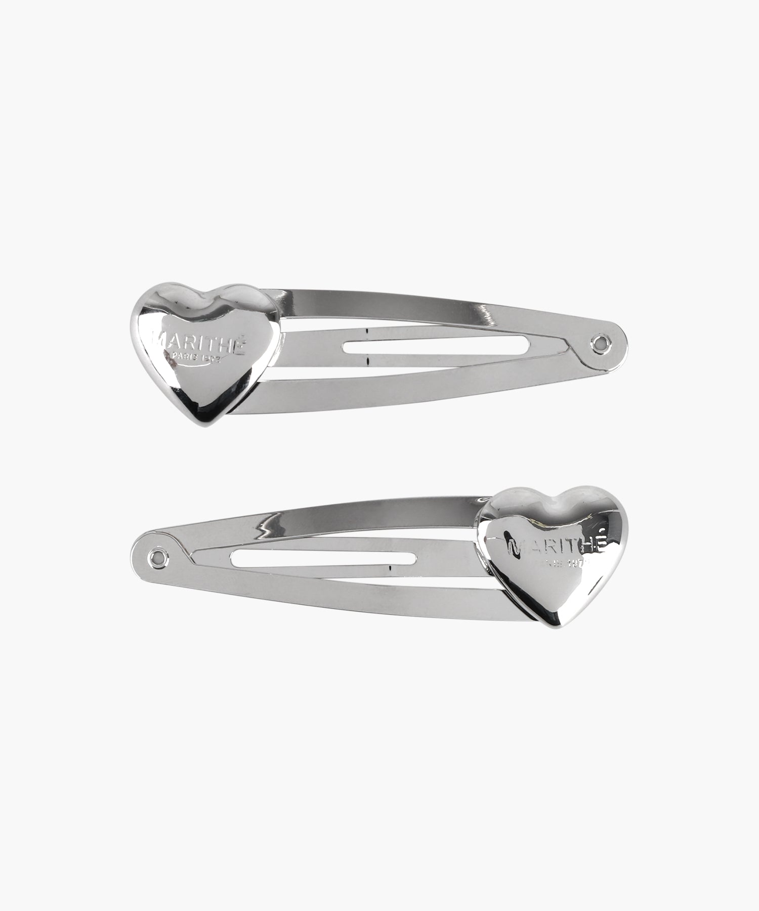 REGULAR LOGO HEART HAIR PIN 2PACK
