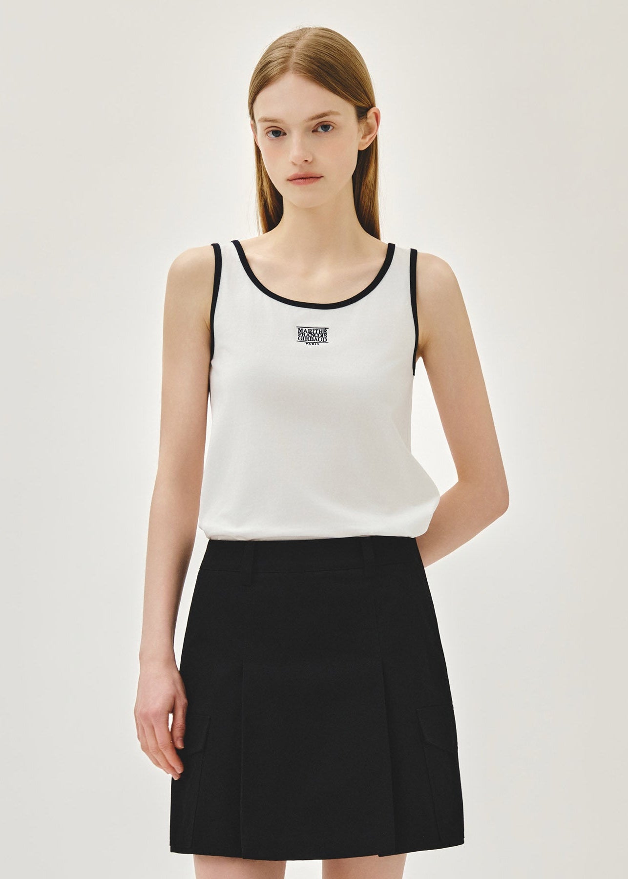 W SMALL CLAASIC LOGO SLEEVELESS