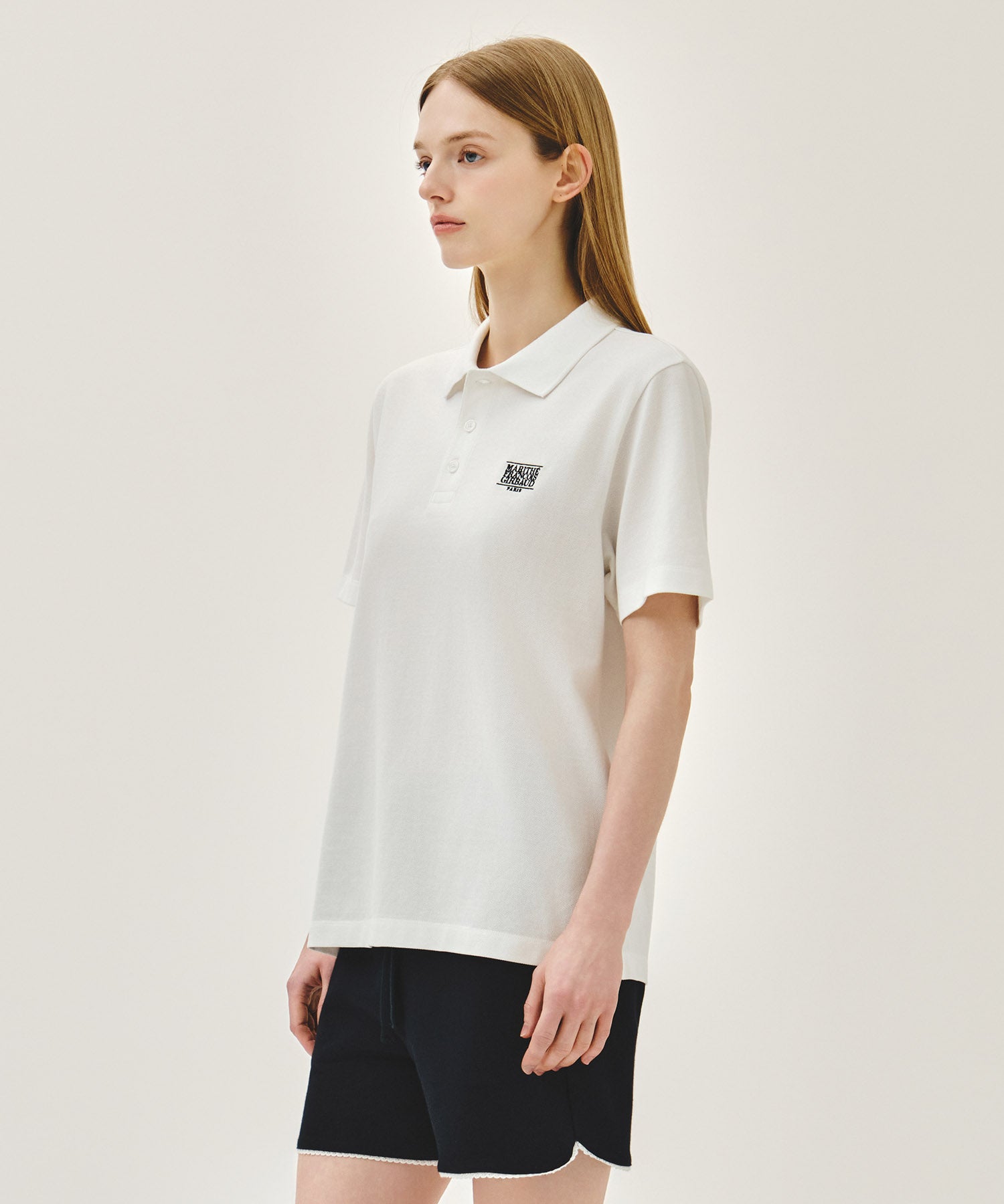 SMALL CLASSIC LOGO PK COLLAR TEE