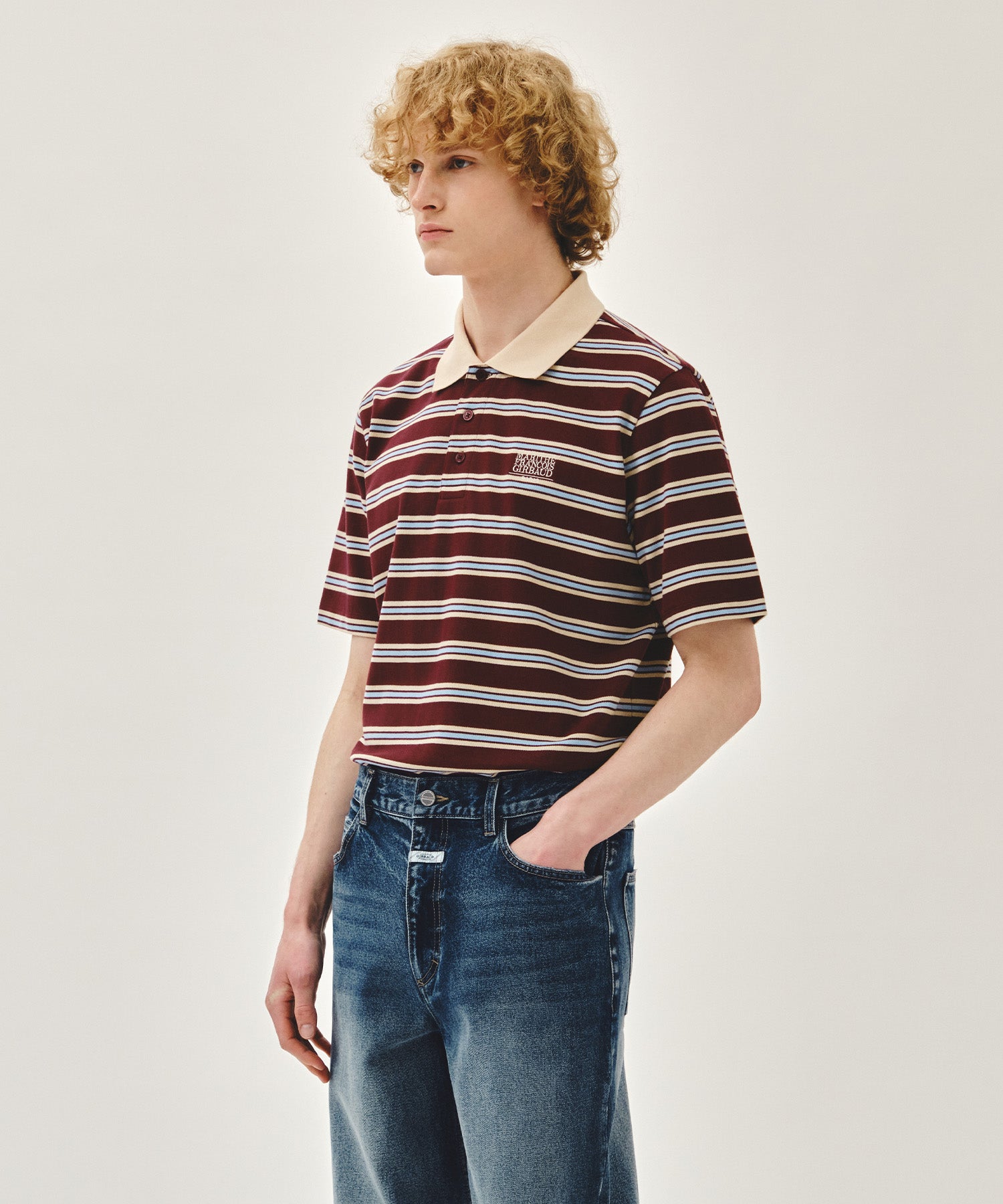 SMALL CLASSIC LOGO PK COLLAR TEE