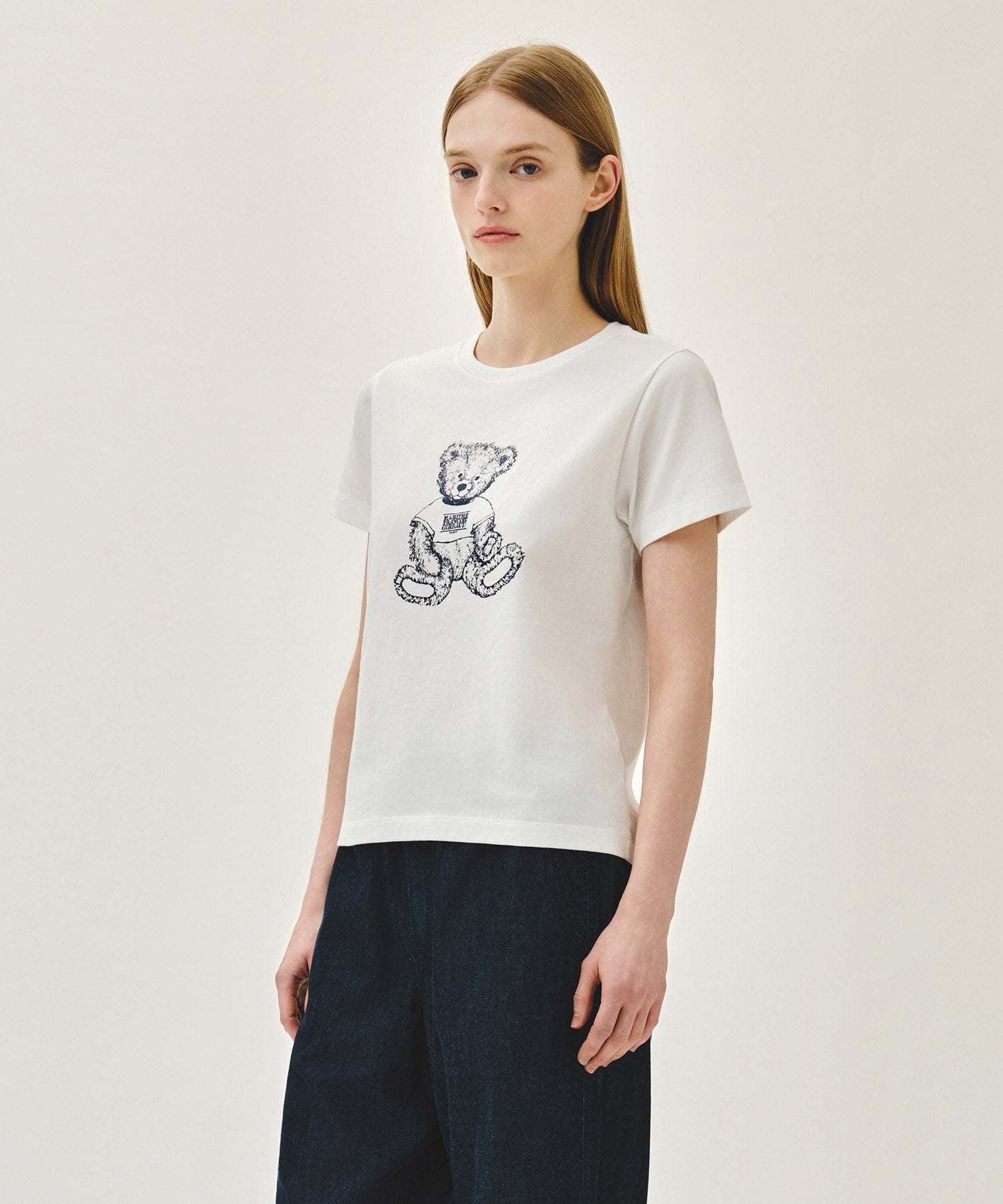 W DOODLE BEAR TEE
