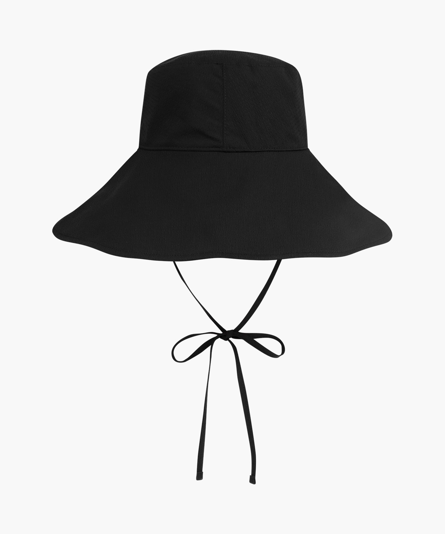 W STRAP SEERSUCKER WIDE BUCKET HAT