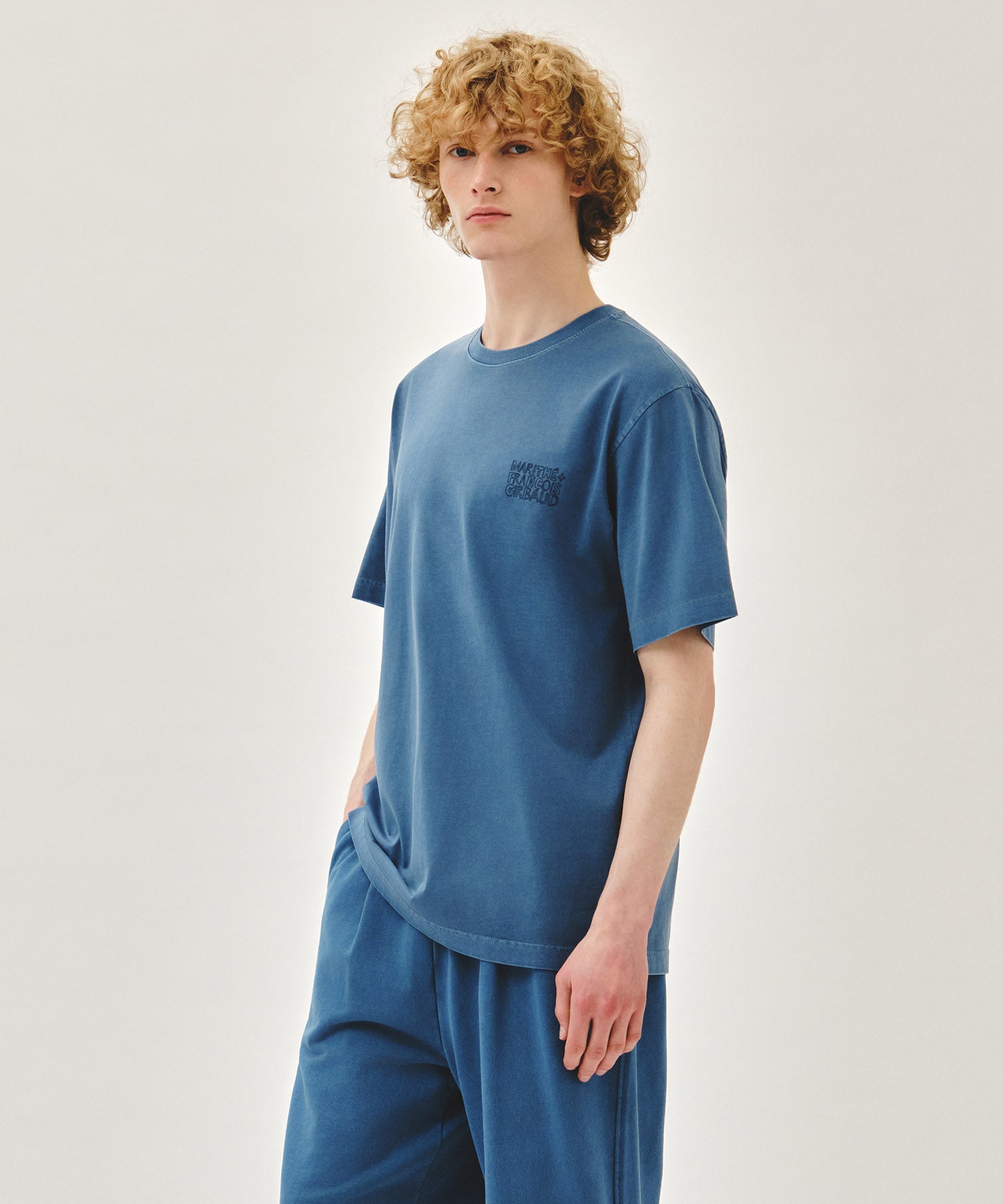 DRAWING LOGO DYEING TEE