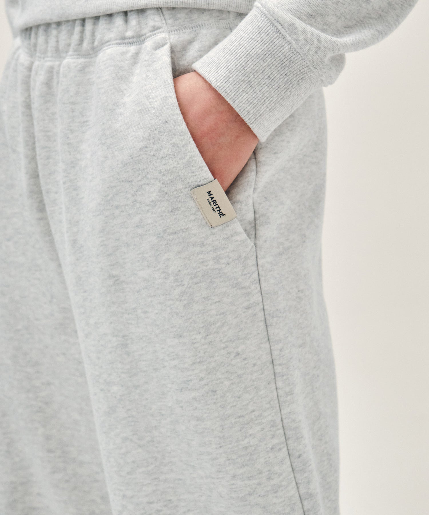 W BASIC FOLD-OVER SWEAT PANTS