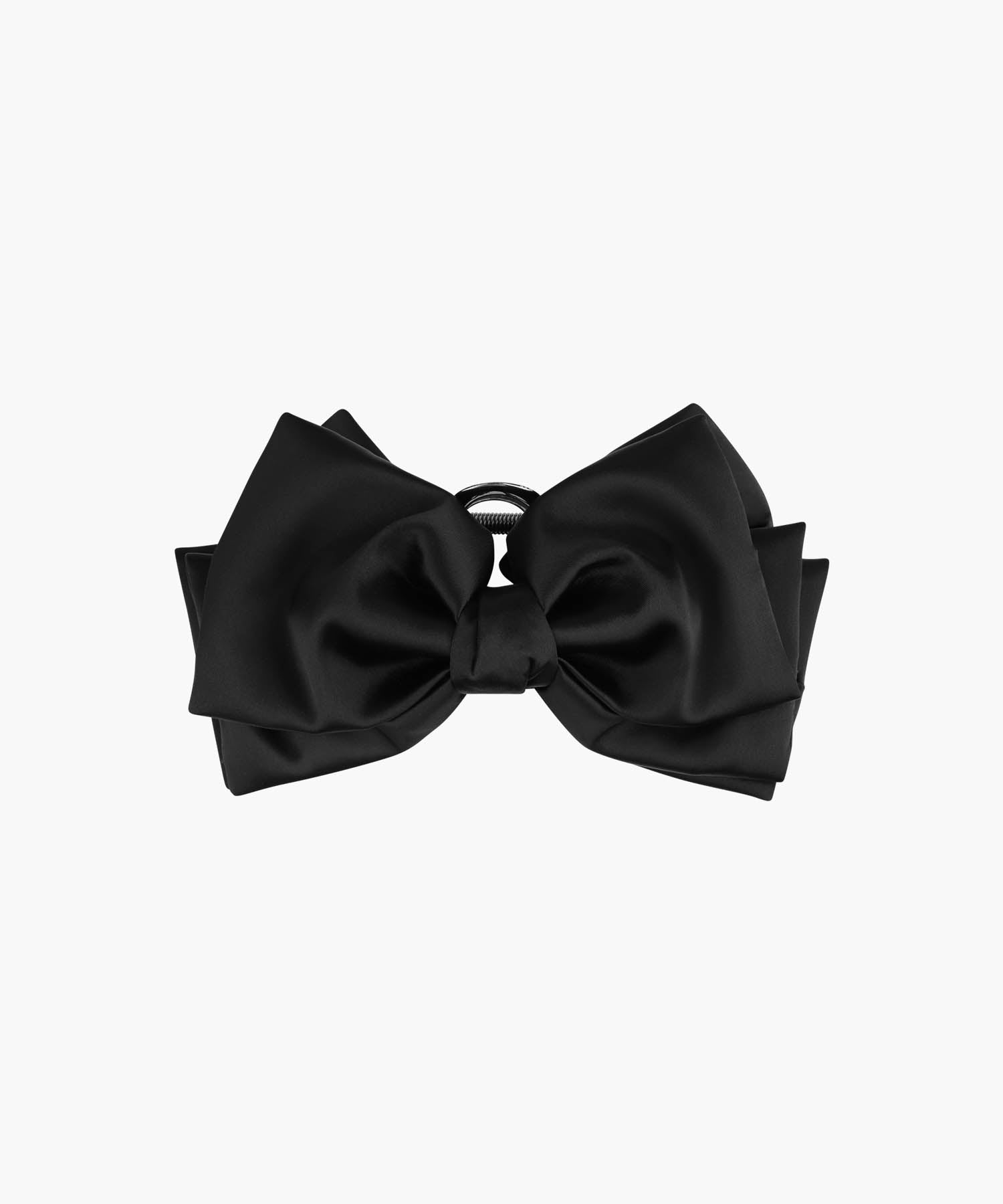 CIRCLE LOGO RIBBON HAIR CLIP
