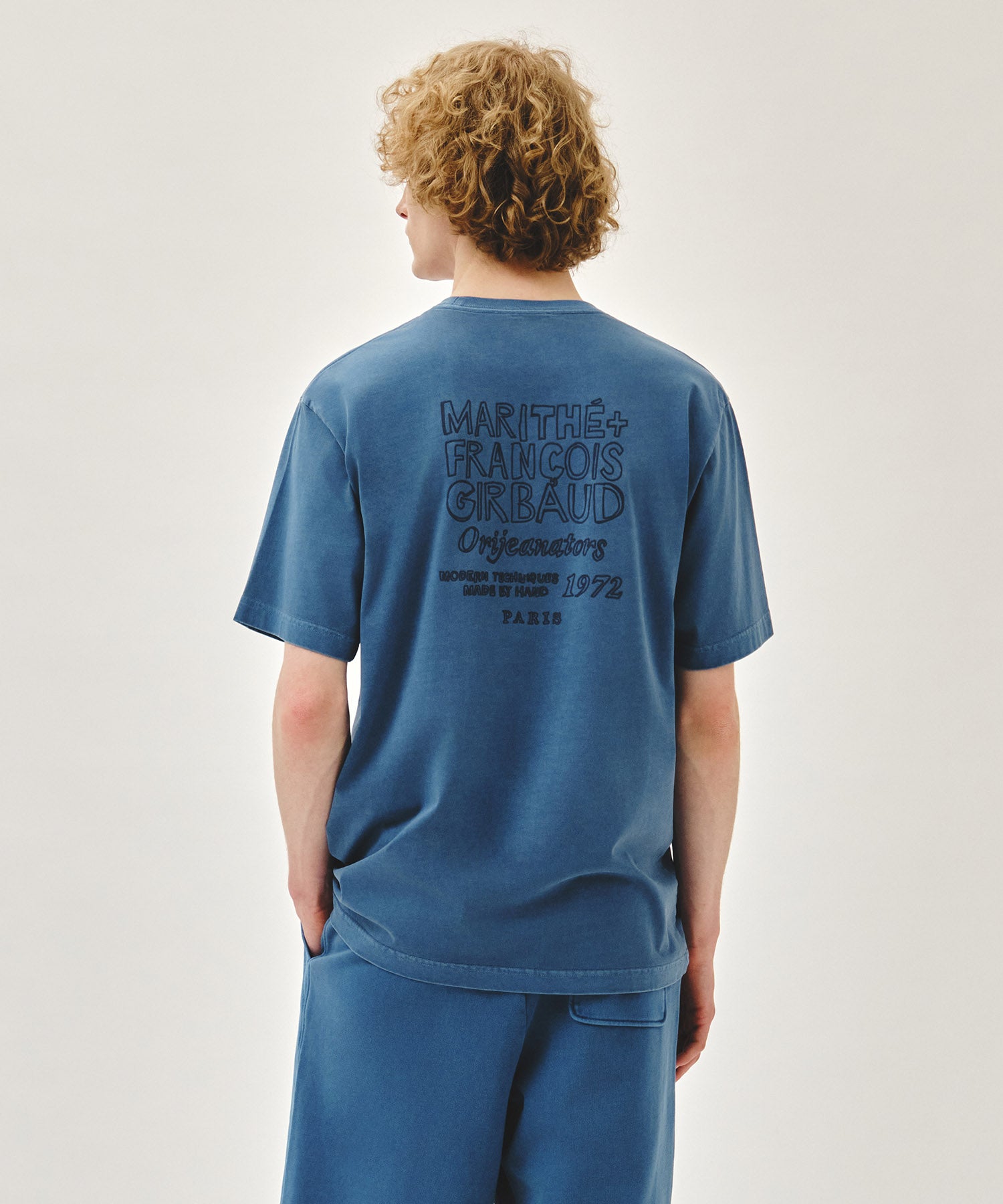DRAWING LOGO DYEING TEE