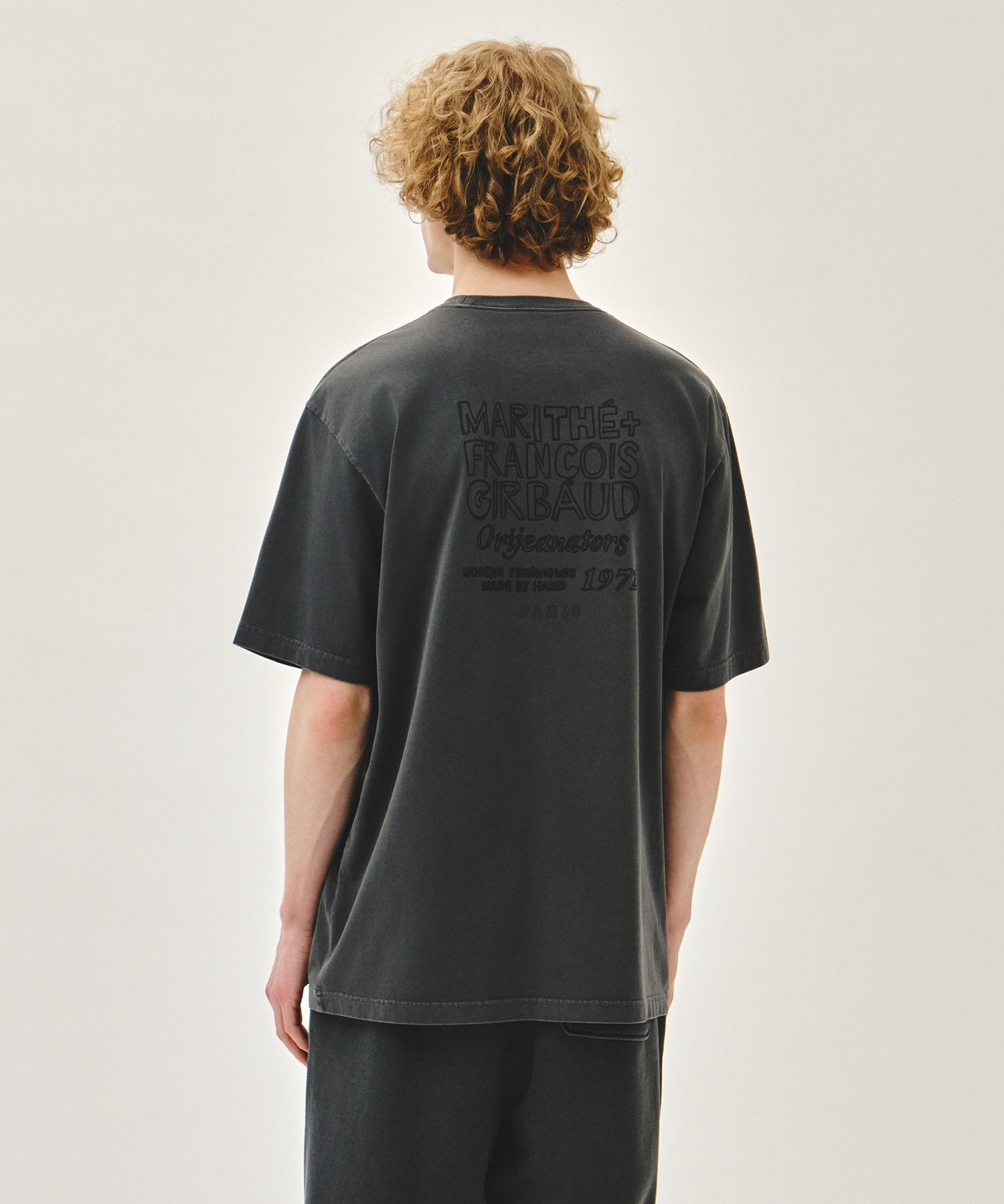 DRAWING LOGO DYEING TEE