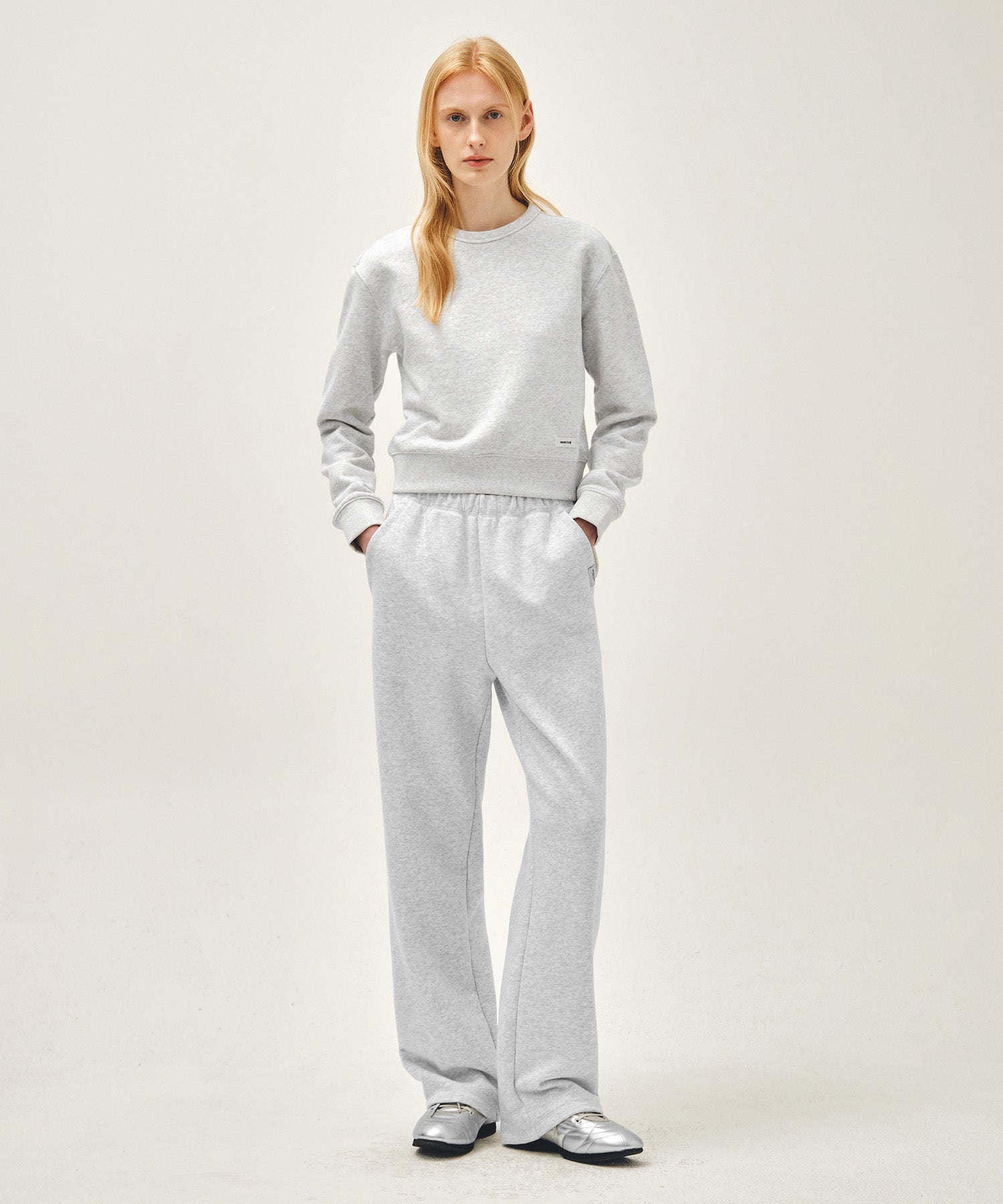 W BASIC FOLD-OVER SWEAT PANTS