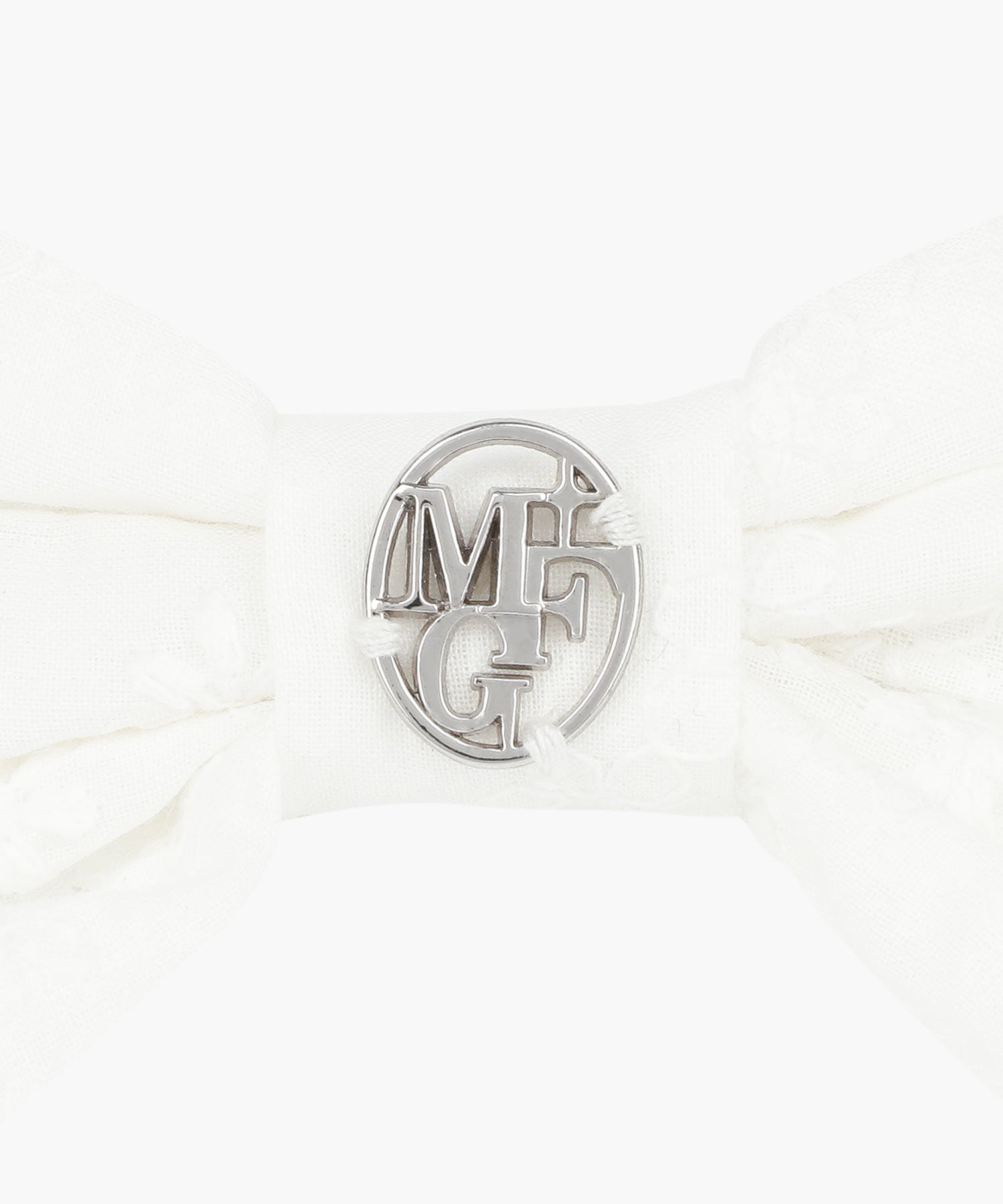 CIRCLE LOGO RIBBON HAIR PIN