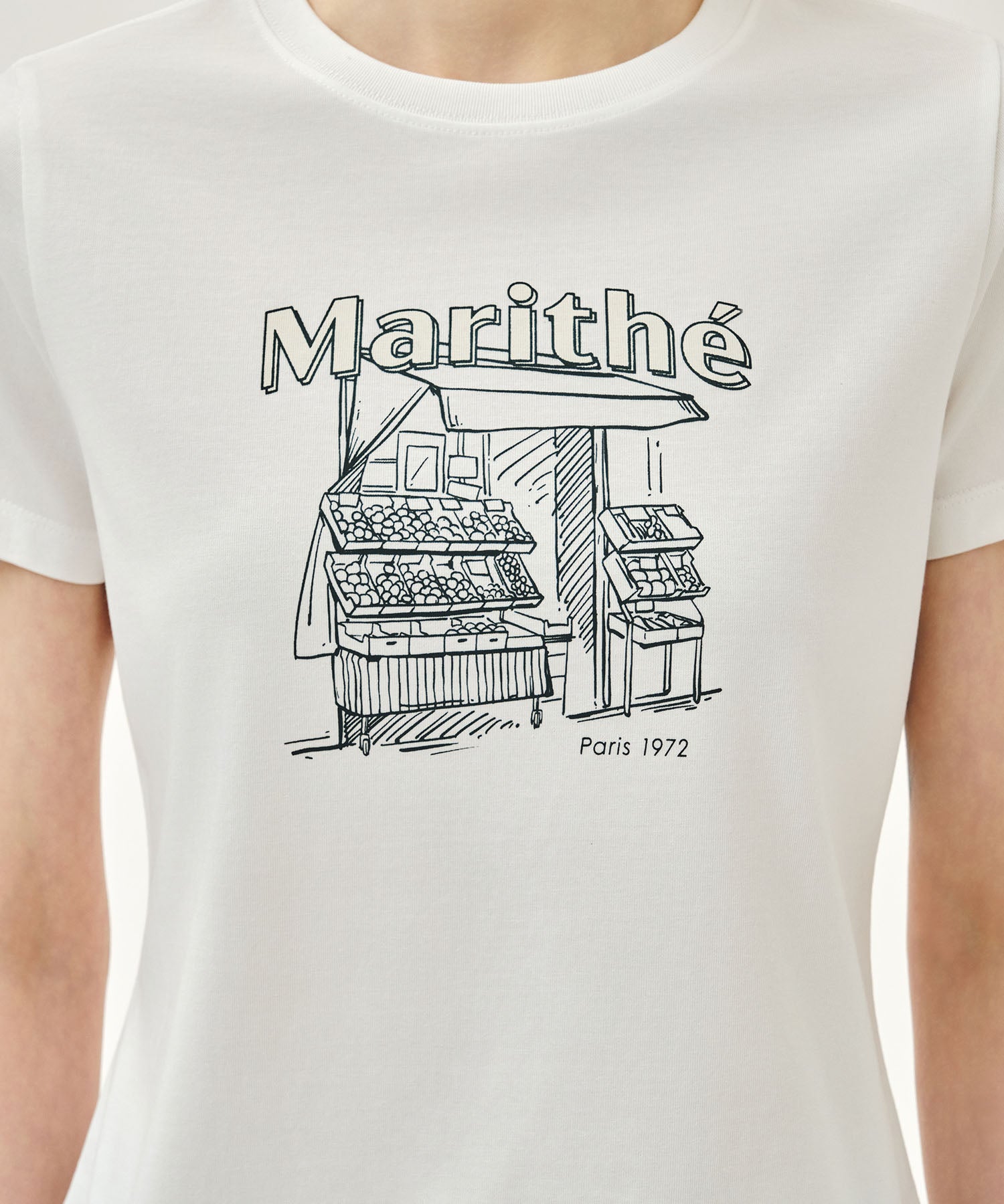 [REGEN] W FRENCH FRUIT SHOP GRAPHIC TEE
