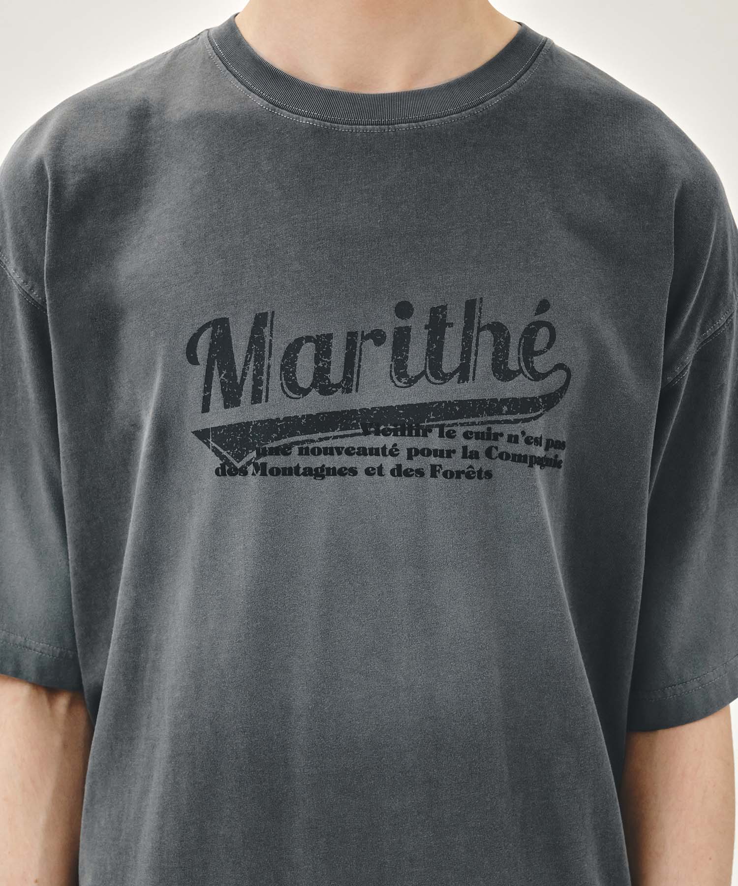 GRADATION OVERSIZED DYEING TEE