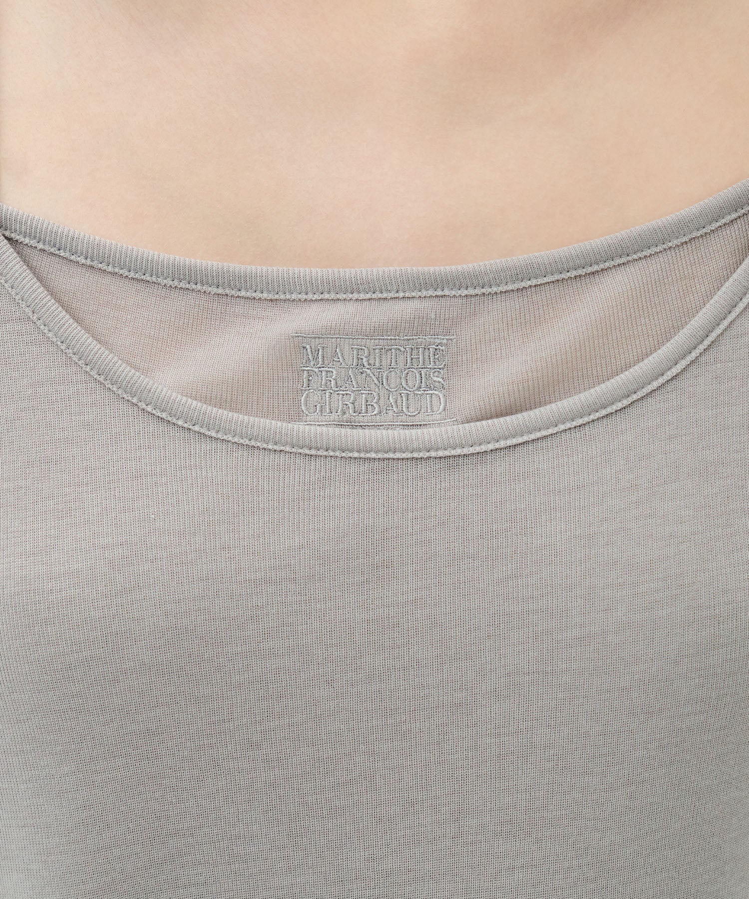 W SMALL CLASSIC LOGO SLEEVELESS LAYERED TEE