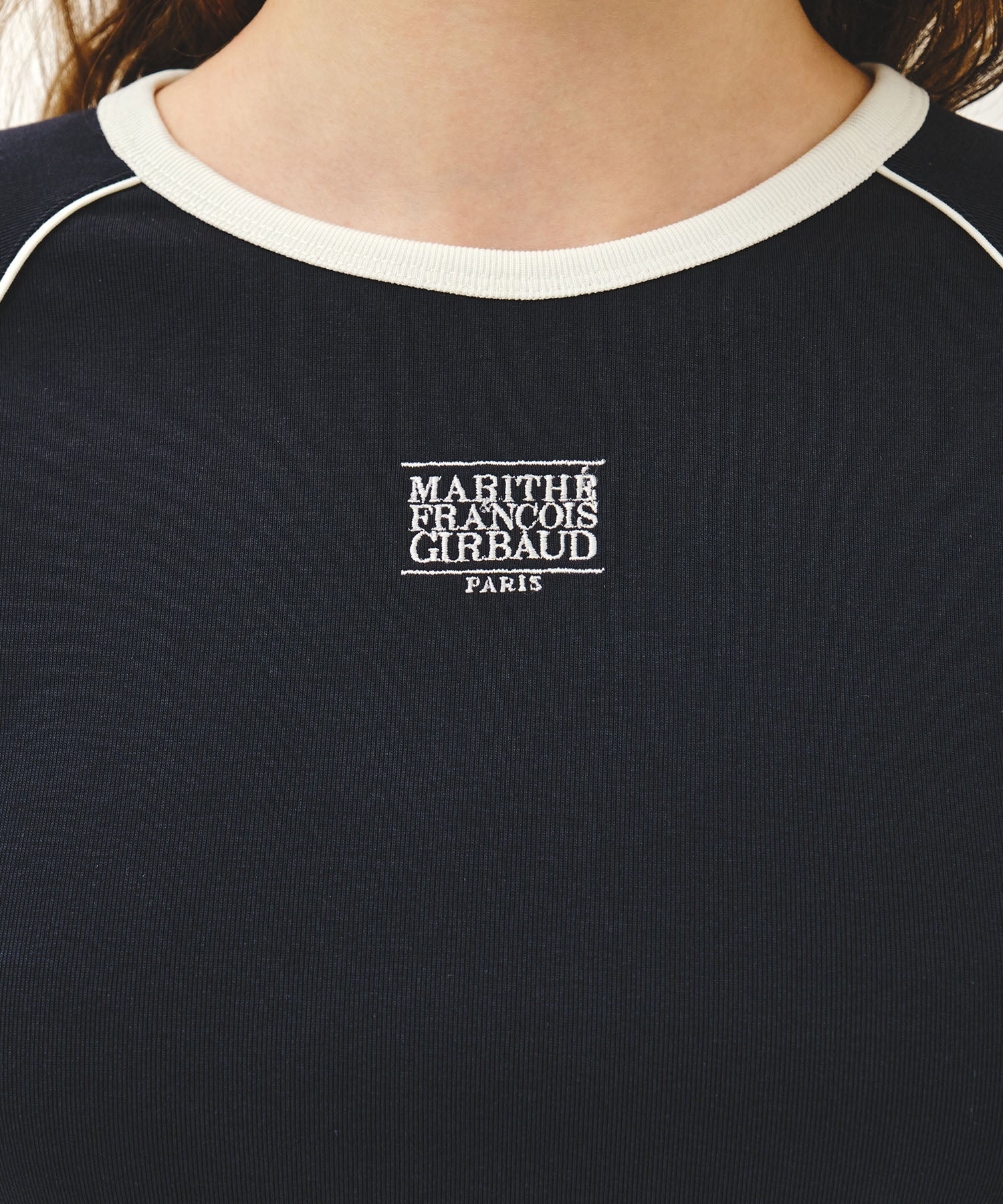W AEROCOOL SMALL CLASSIC LOGO SLIM RINGER TEE
