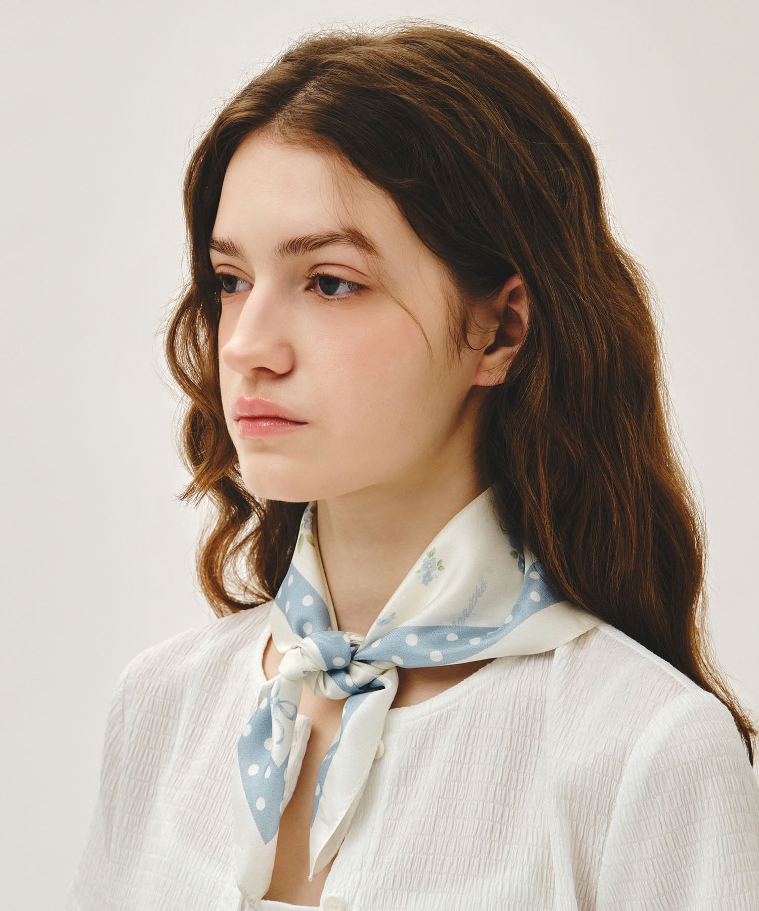 SUMMER PATTERN SILK SCARF