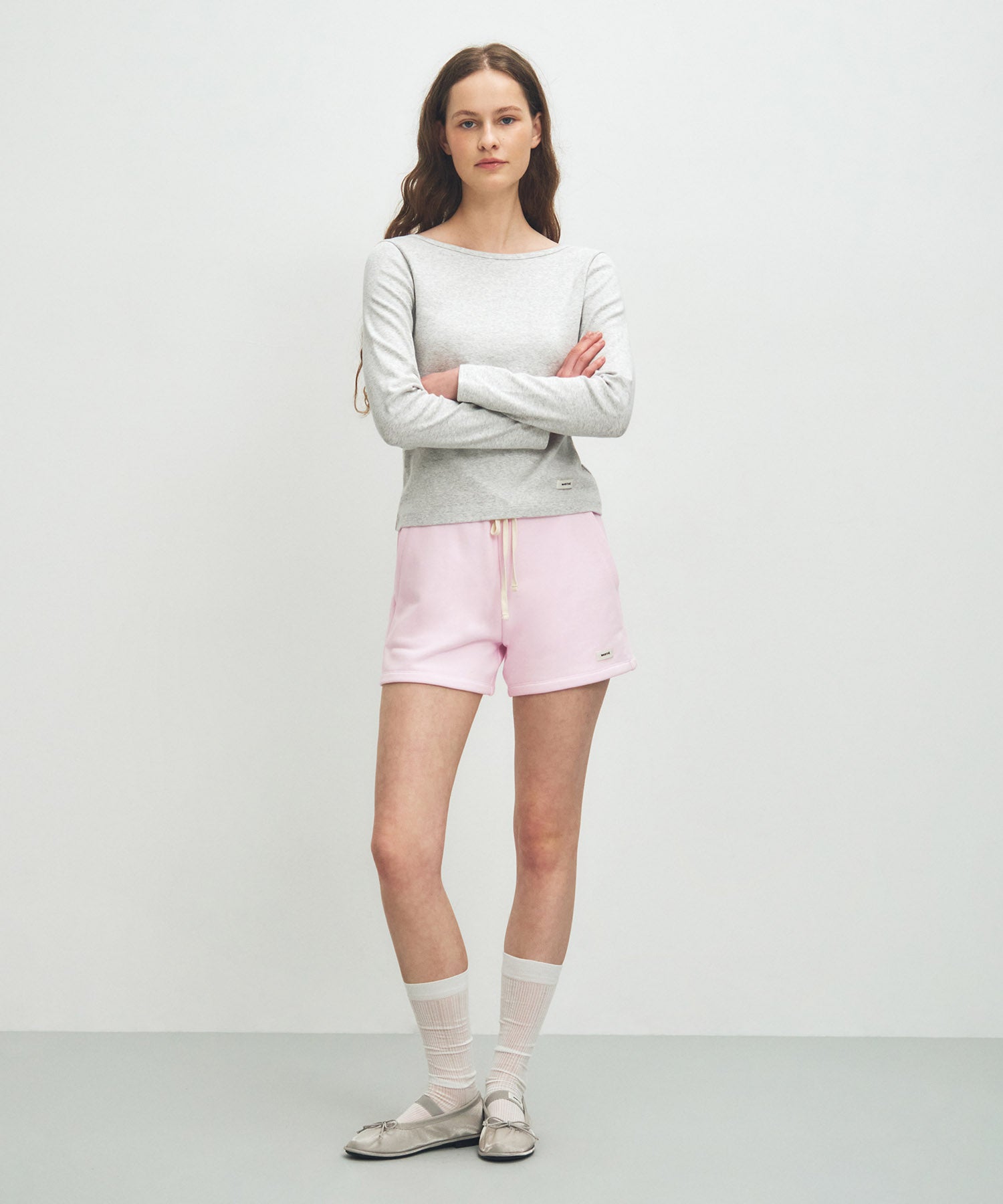 W BASIC SCOOP BACK LONG SLEEVE
