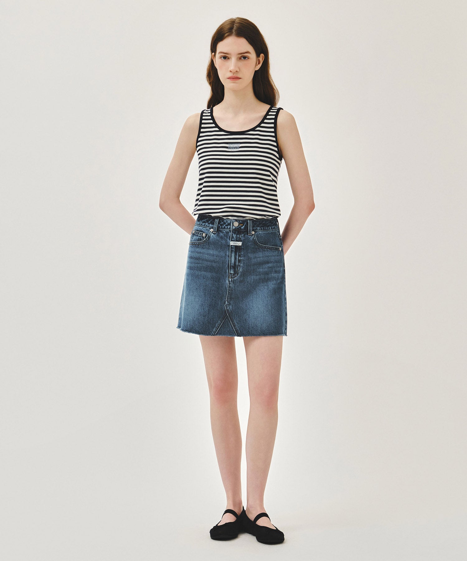 W SMALL CLAASIC LOGO SLEEVELESS
