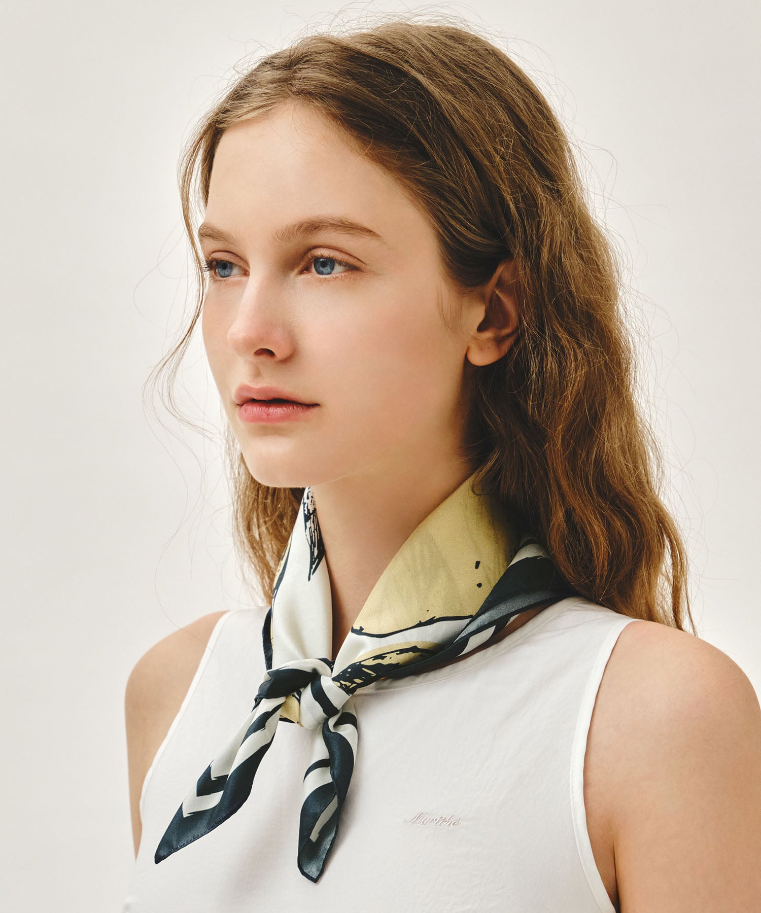 SUMMER PATTERN SILK SCARF