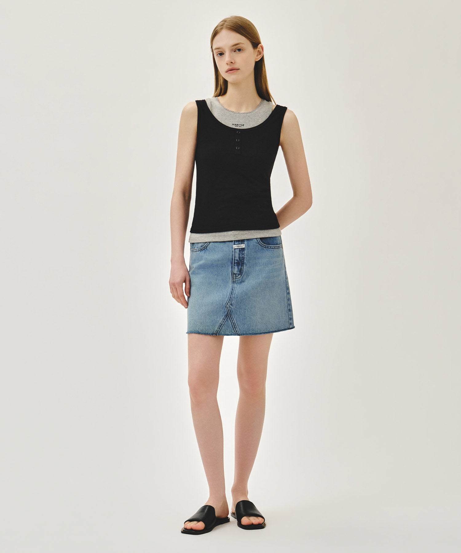 W LAYERED SLEEVELESS