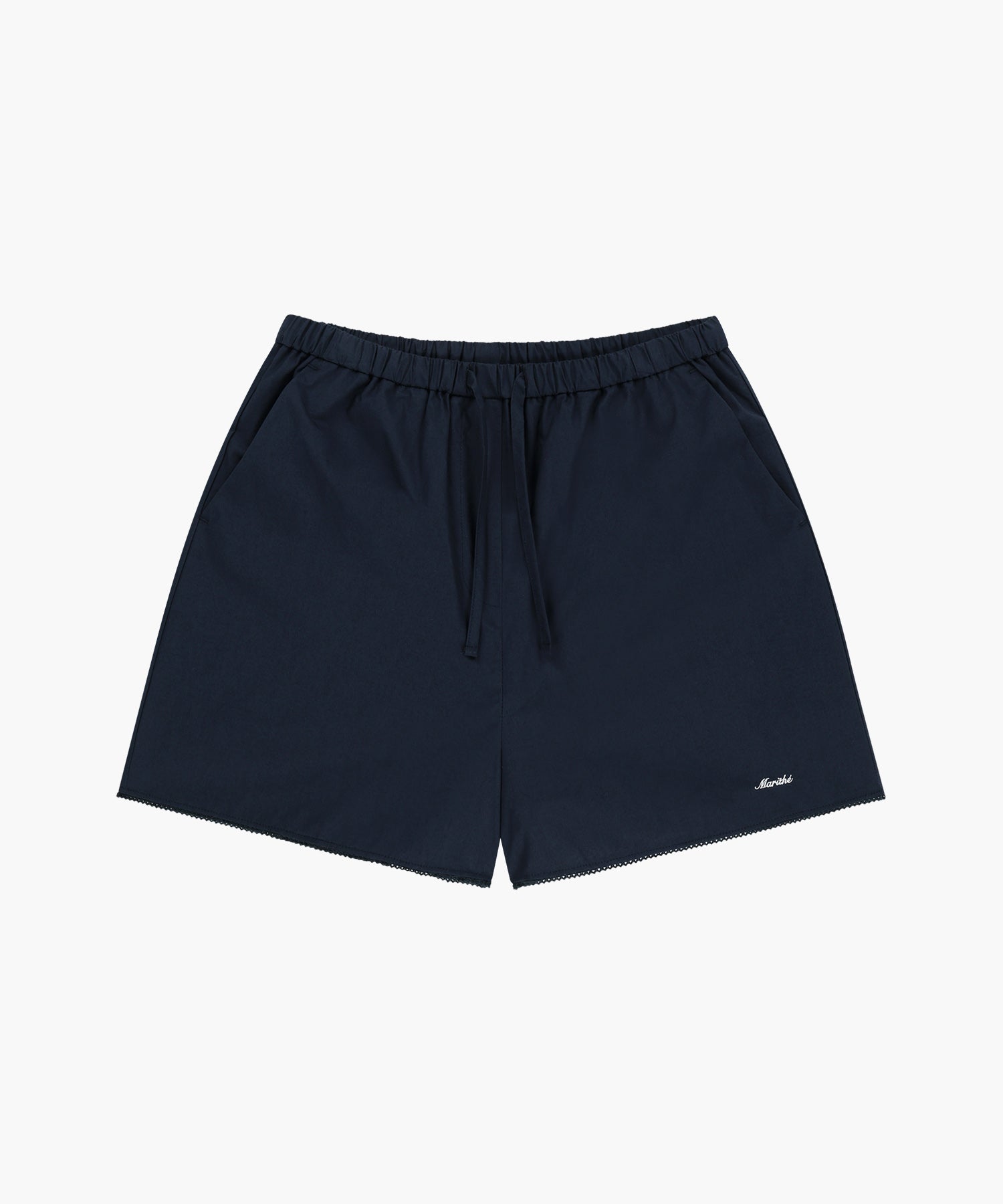 W LACE HEM SHORTS