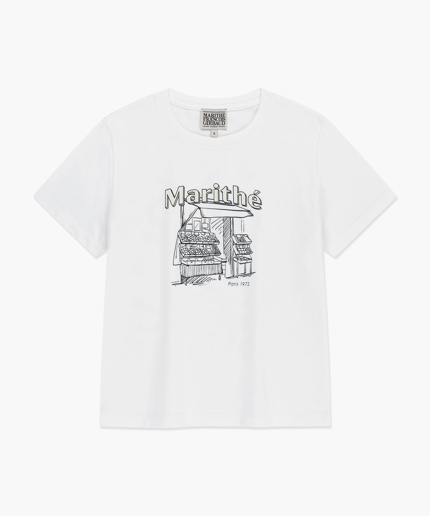 [REGEN] W FRENCH FRUIT SHOP GRAPHIC TEE