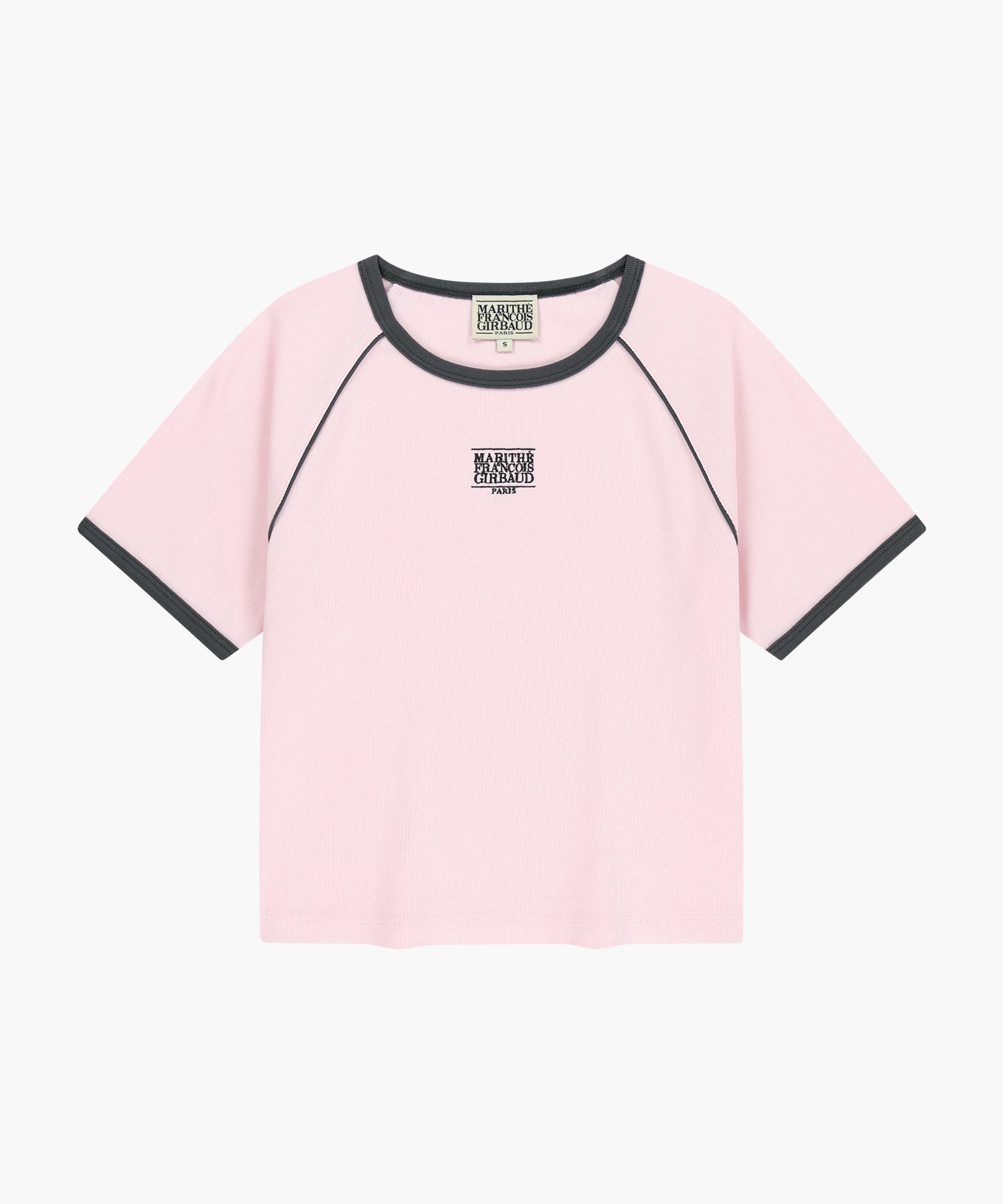 W AEROCOOL SMALL CLASSIC LOGO SLIM RINGER TEE