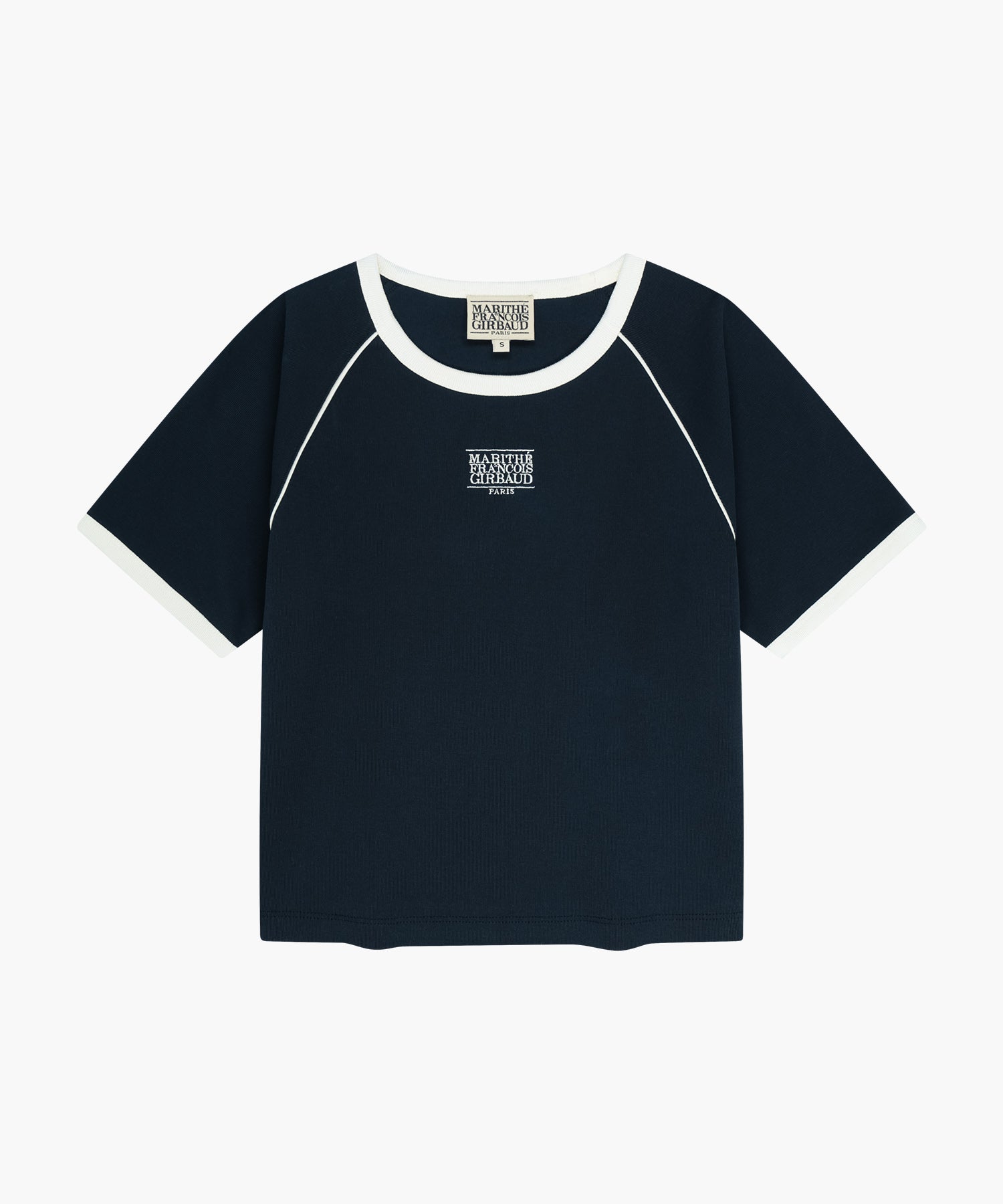 W AEROCOOL SMALL CLASSIC LOGO SLIM RINGER TEE
