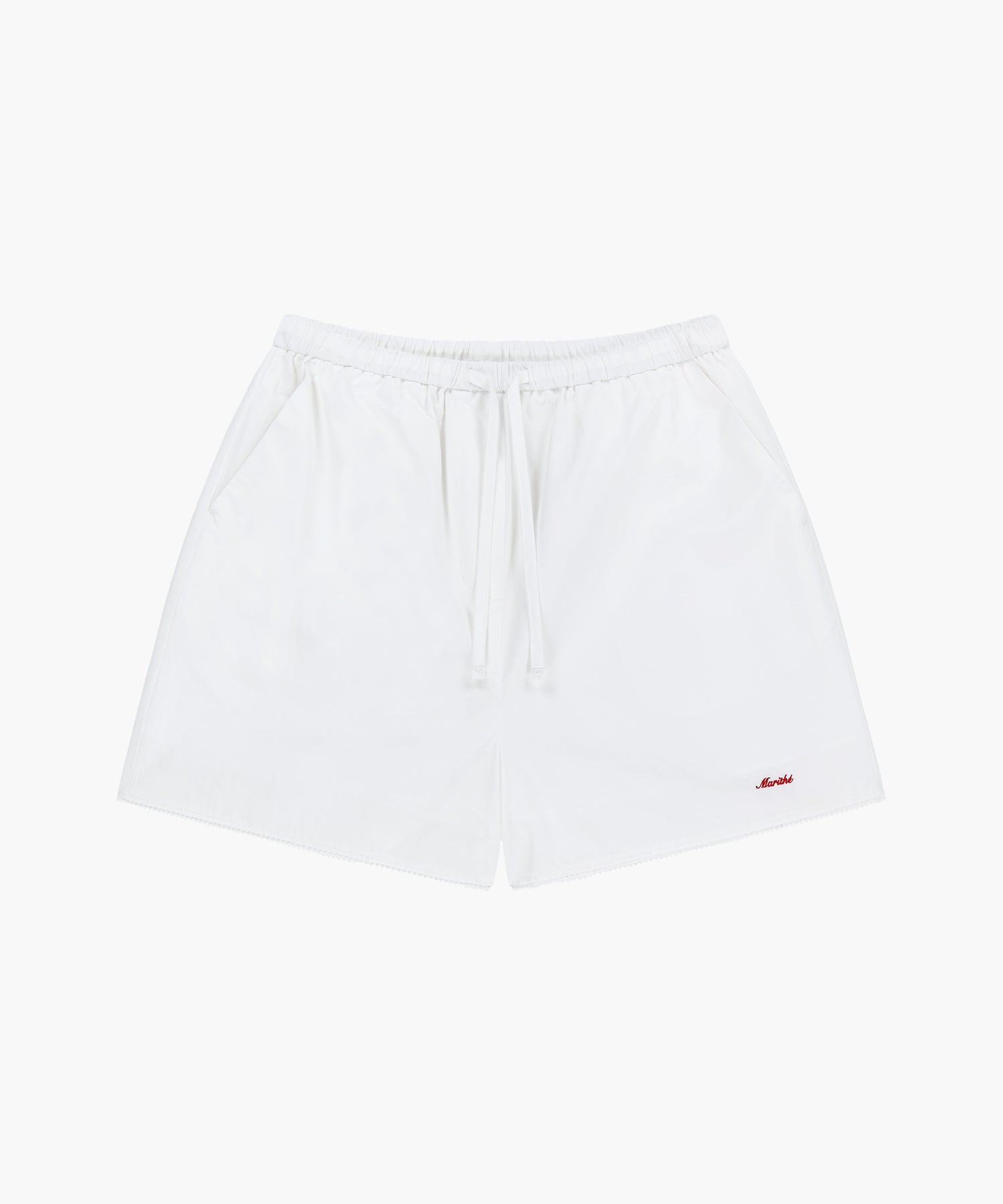 W LACE HEM SHORTS
