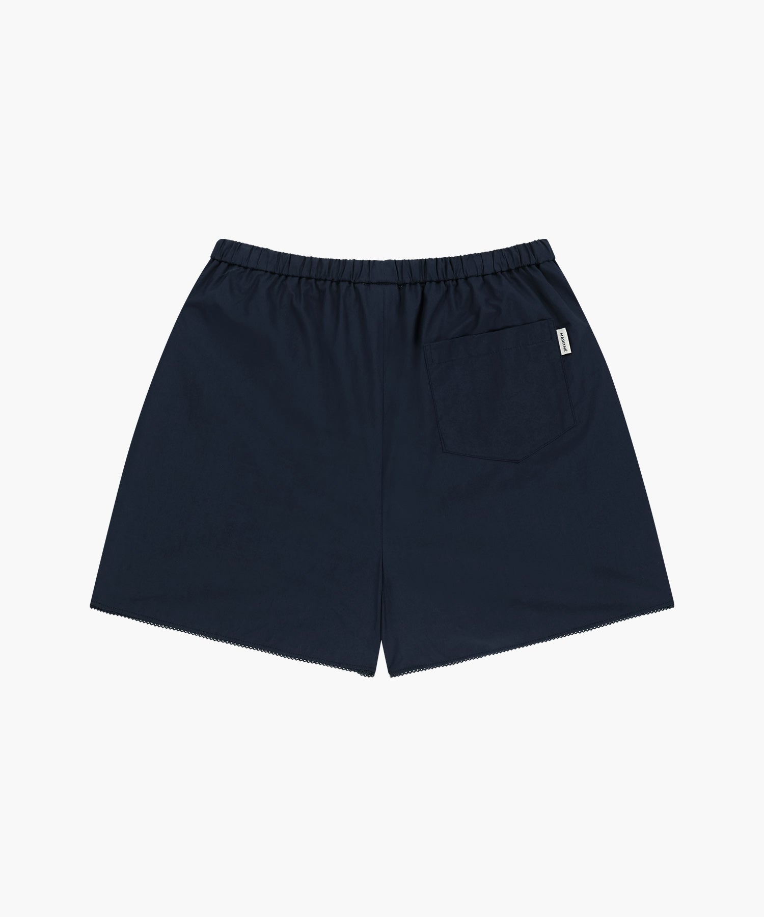 W LACE HEM SHORTS