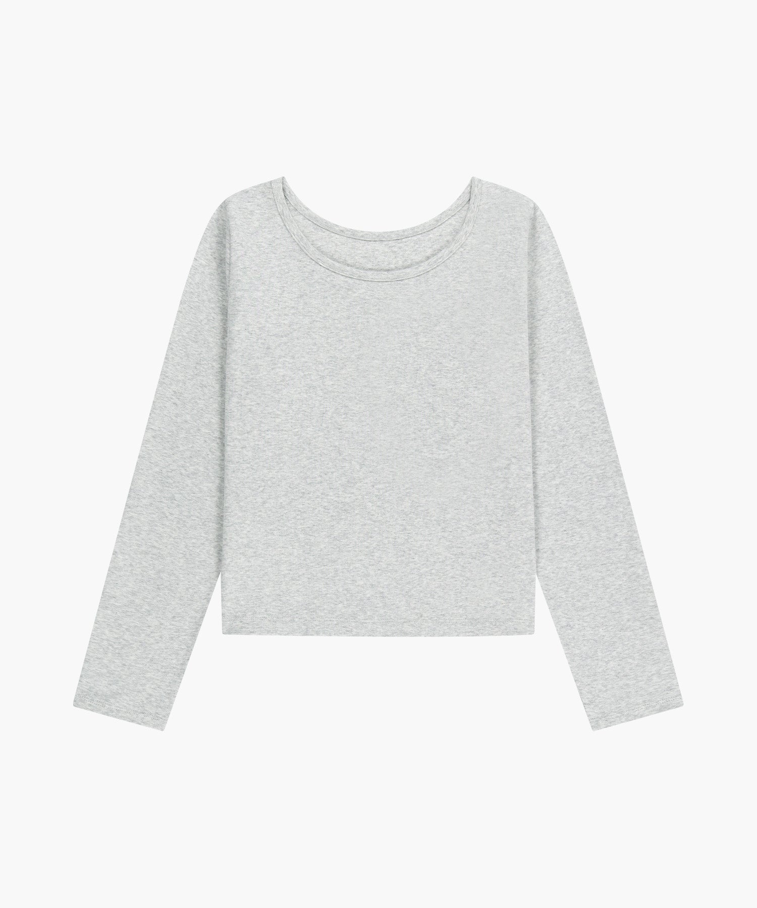 W BASIC SCOOP BACK LONG SLEEVE